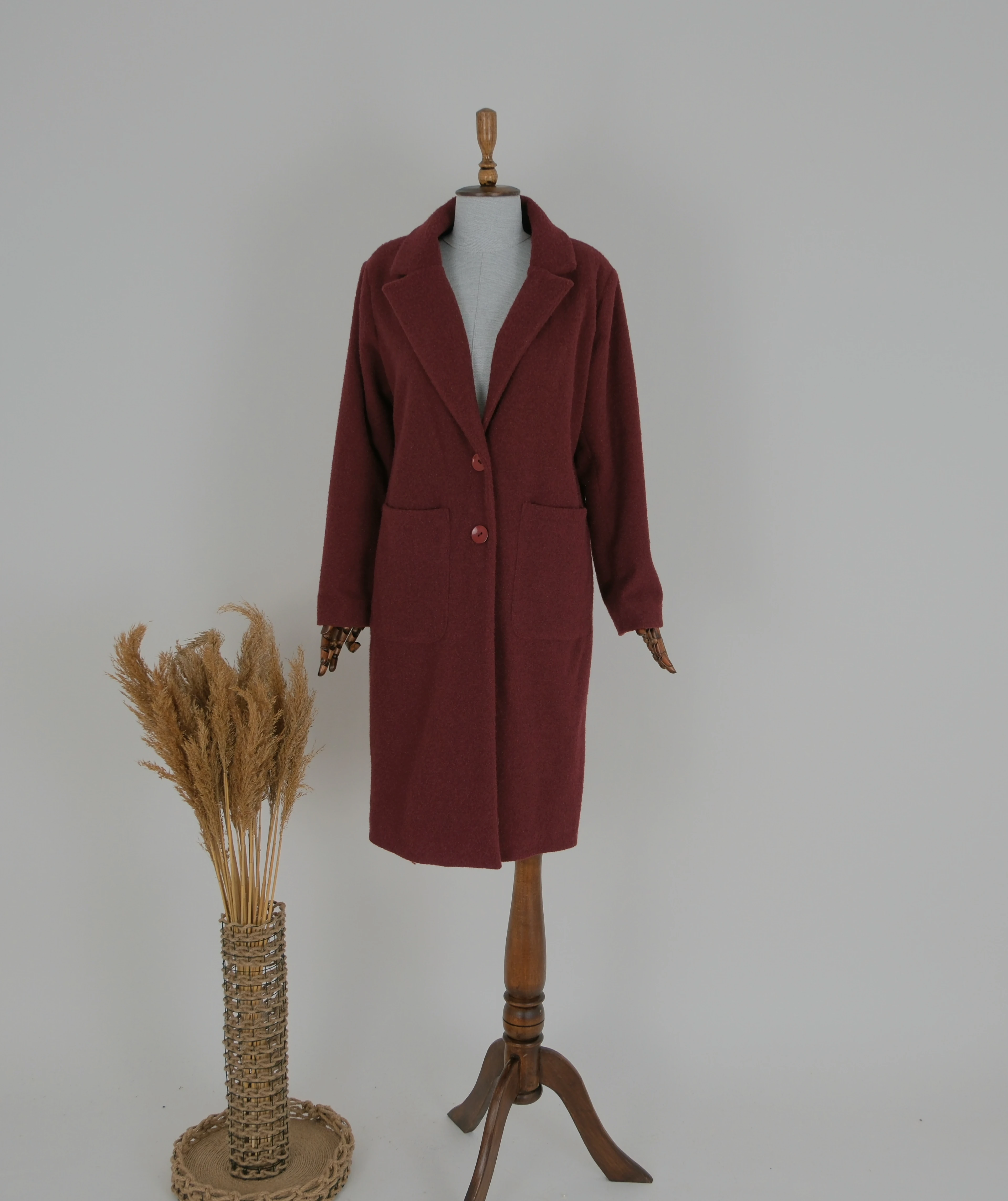 BORDO KAŞE KABAN  - Bordo