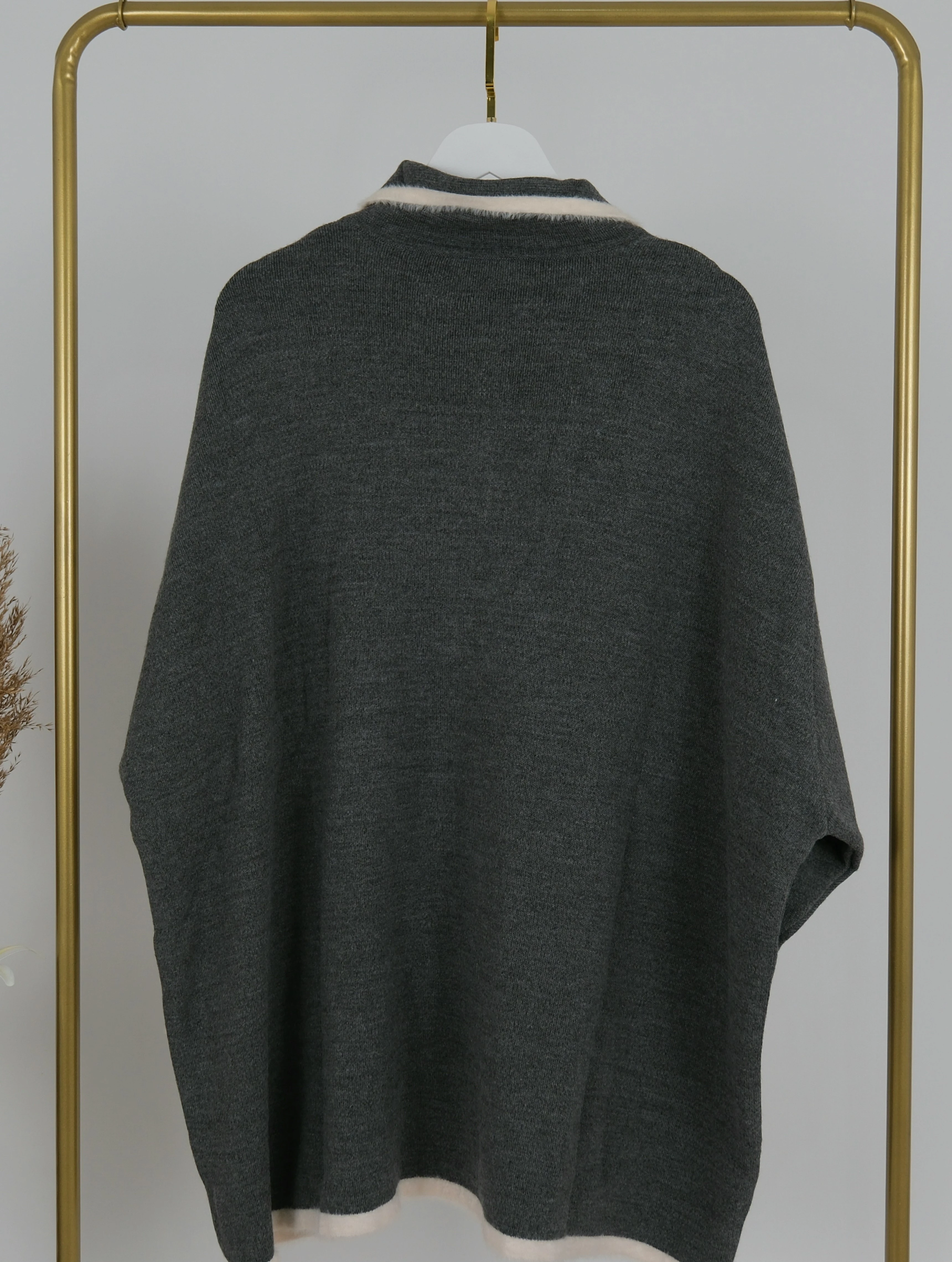 KADIN POLO YAKA TRİKO KAZAK 