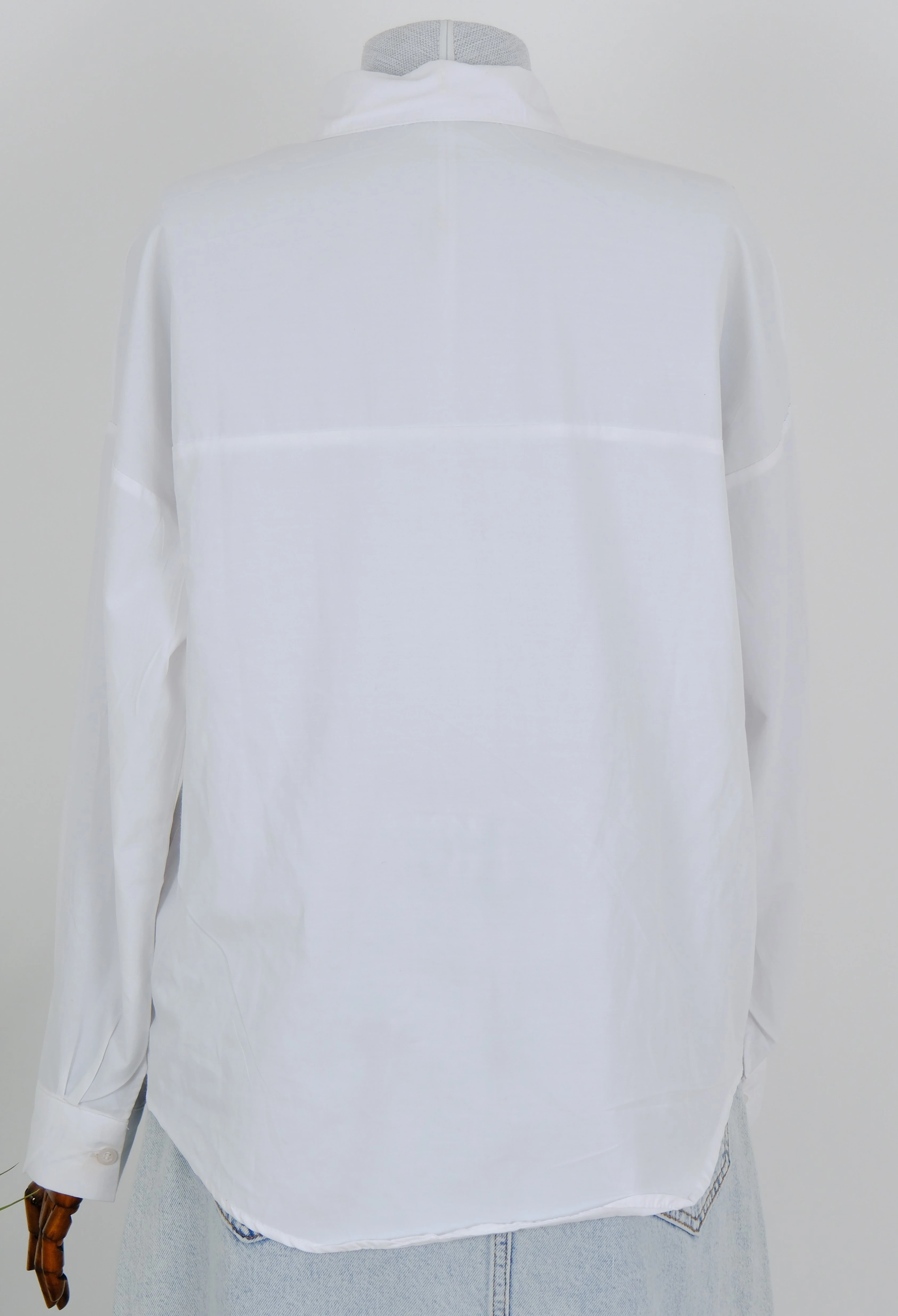 TAŞ DETAYLI GÖMLEK 