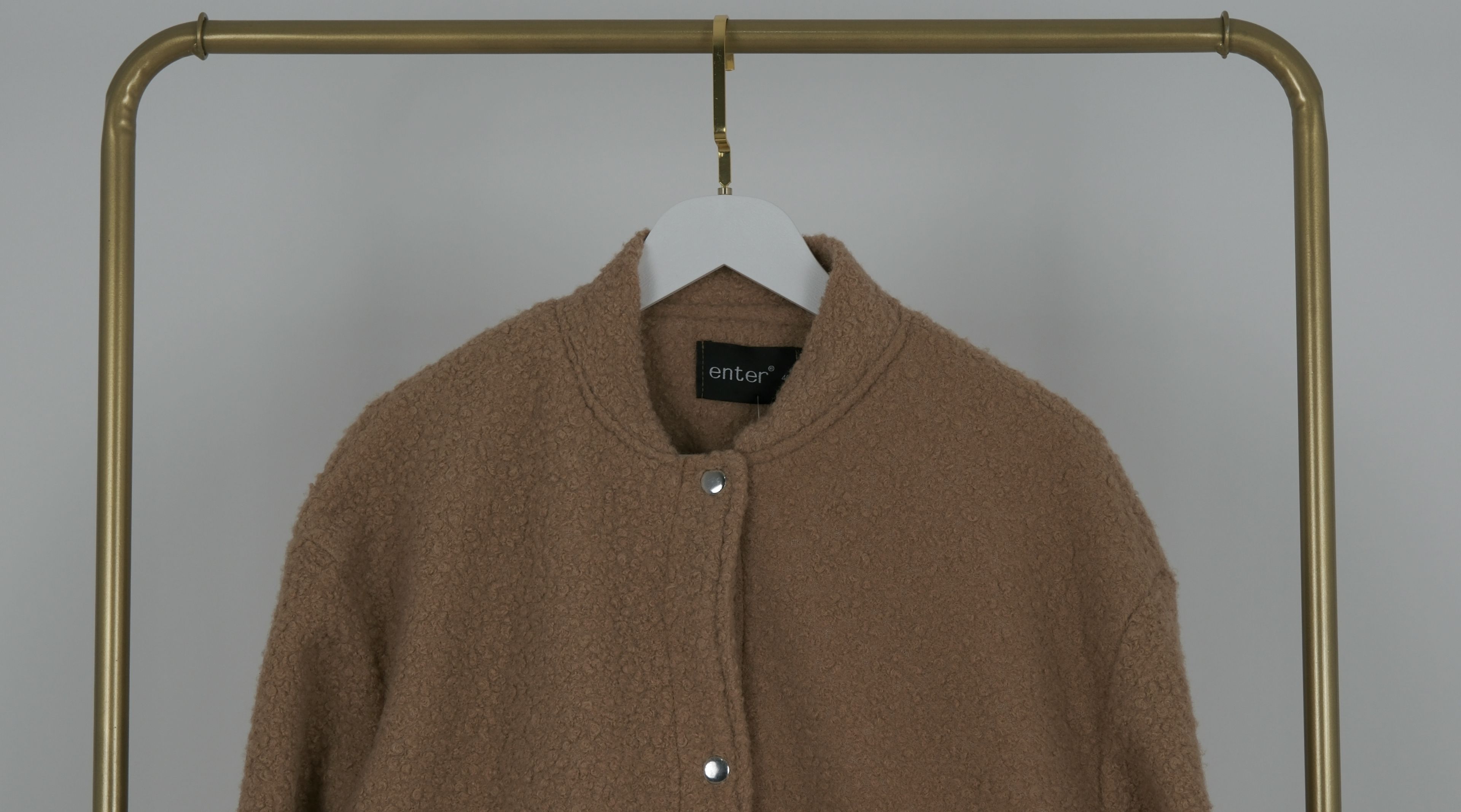 OVERSİZE KALIP PELUŞ BOMBER CEKET 
