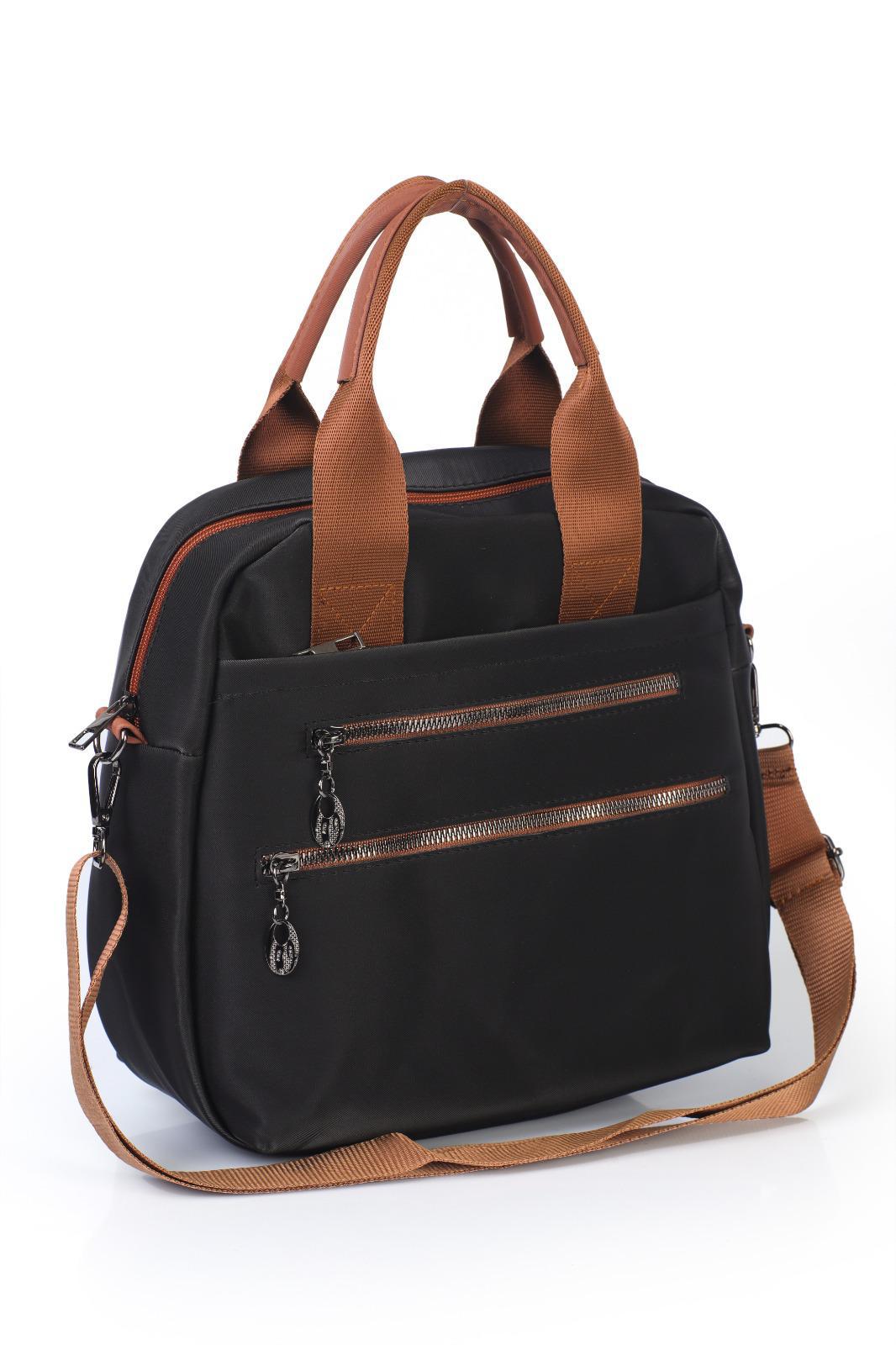 Çok Gözlü Saten Çapraz Ve Kol Çantası