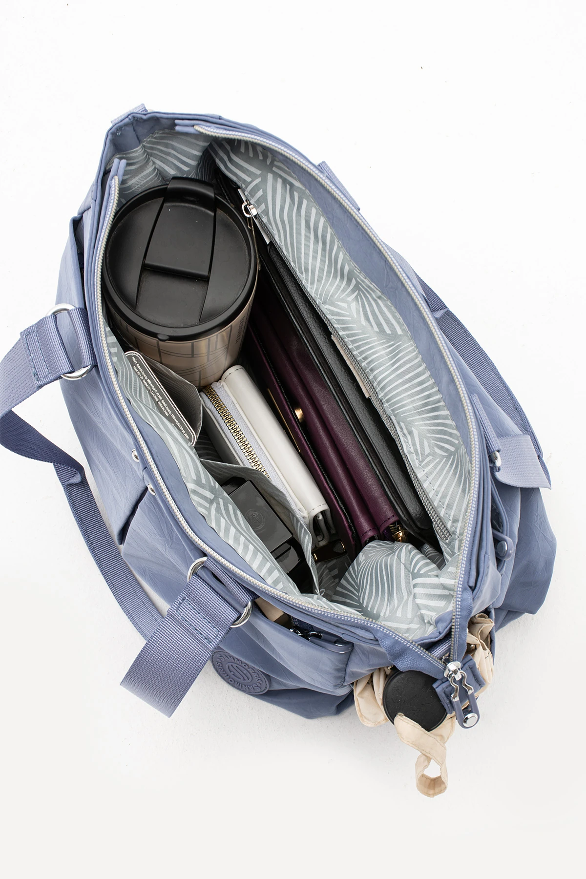 5 Gözlü Klınkır Su Geçirmez Kumaş Astarlı Ayarlanabilir Uzun Askılı Bayan Çapraz Çanta