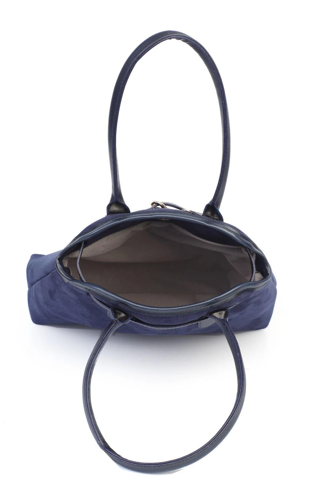 Büyük Boy Nubuk Kanca Detaylı Kol Çantası