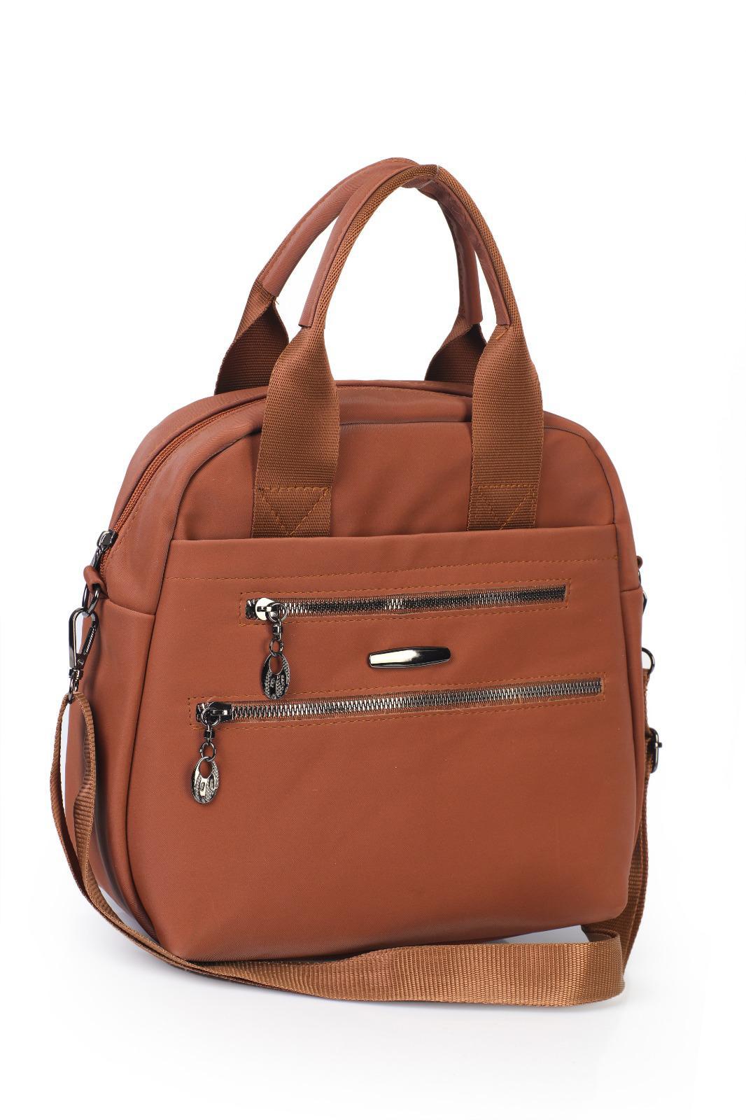 Çok Gözlü Saten Çapraz Ve Kol Çantası