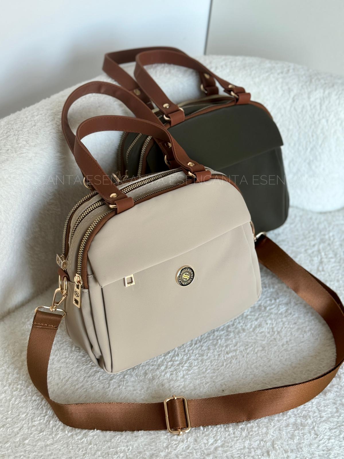 5 Gözlü Astarlı Ayarlanabilir Kolon Askılı Bayan El Ve Çapraz Çanta 