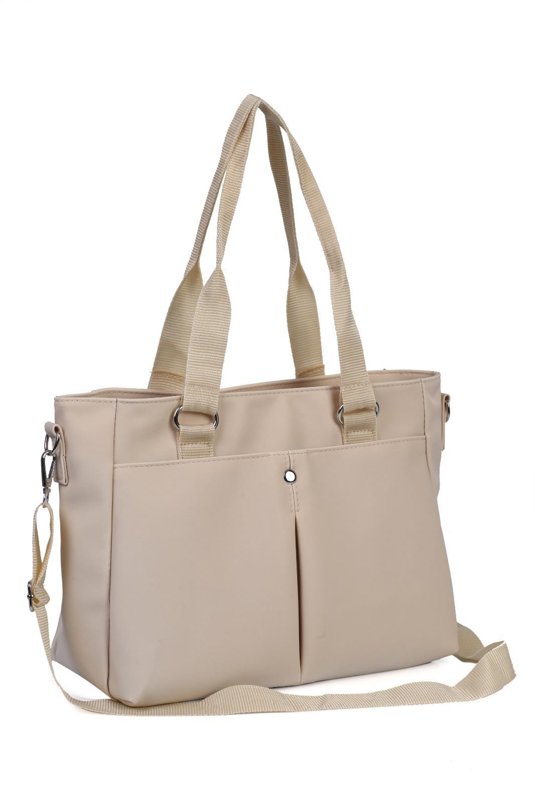 Saten Astarlı Ön Cepli Bayan Kol Ve Çapraz Çanta