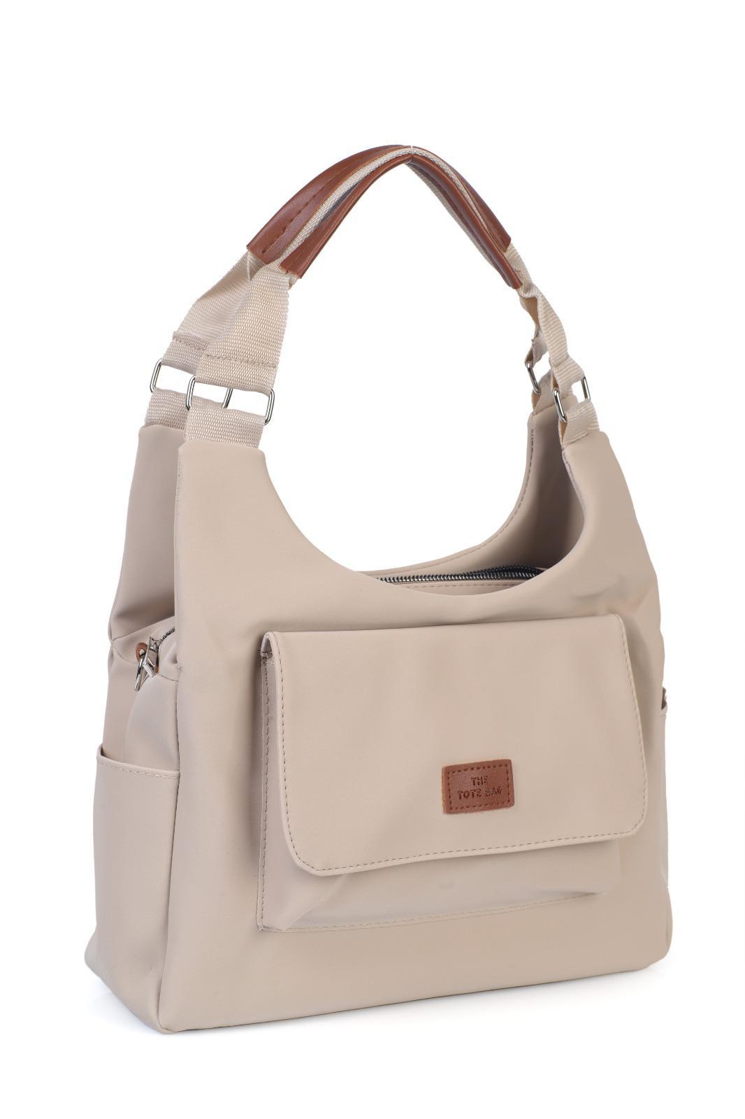 Cep Detaylı Saten Bayan Kol Ve Çapraz Çanta