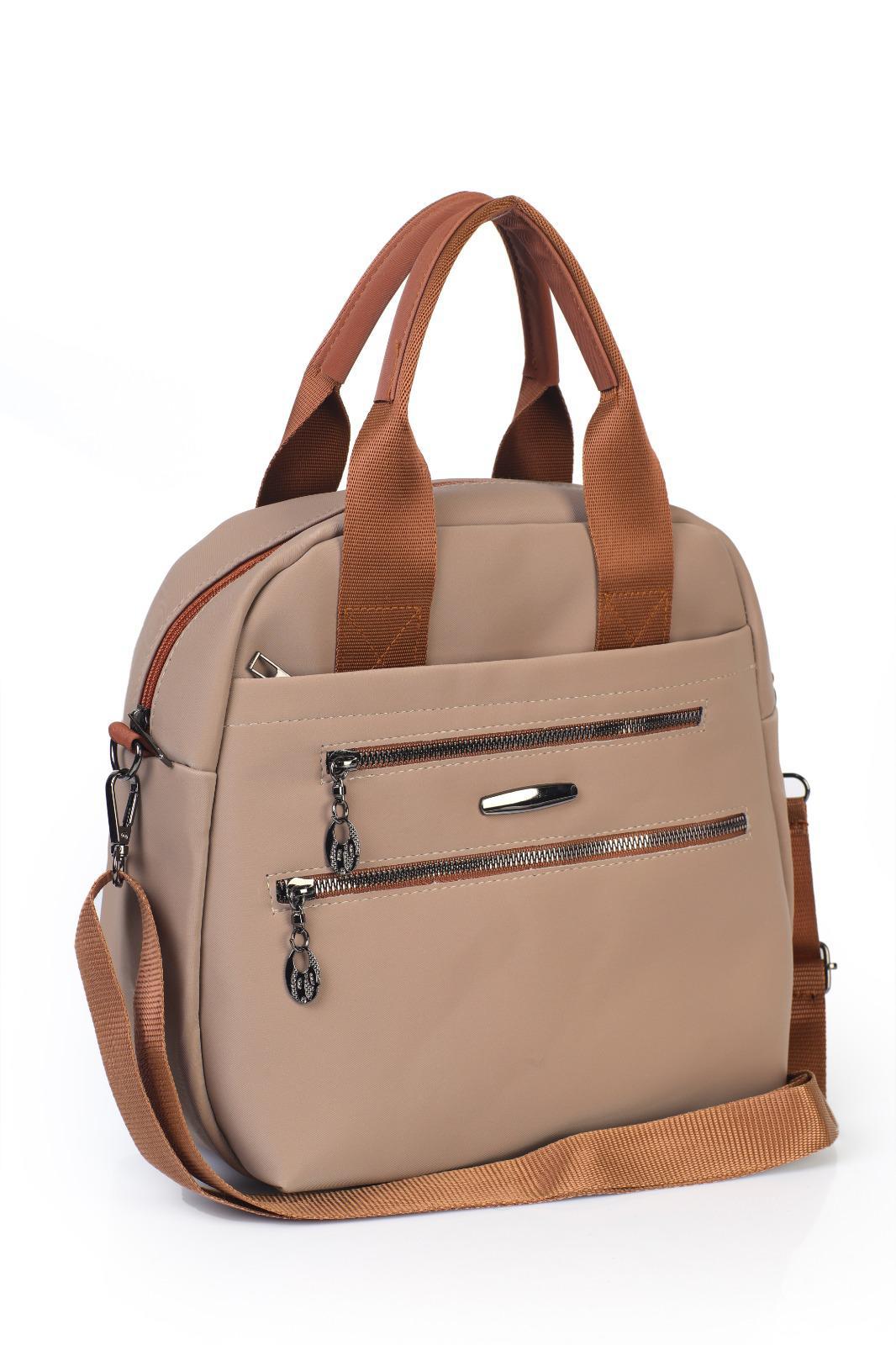 Çok Gözlü Saten Çapraz Ve Kol Çantası