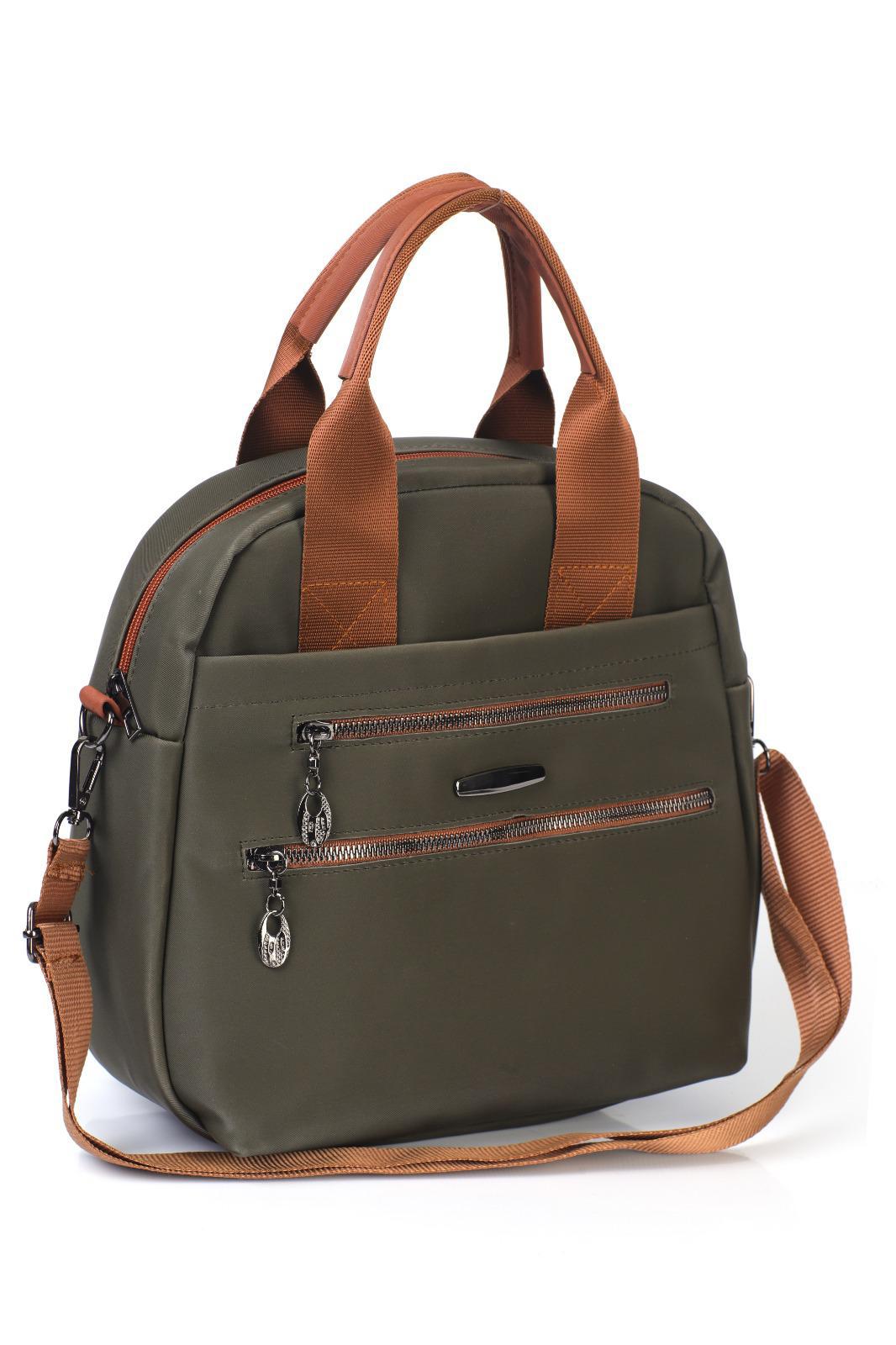 Çok Gözlü Saten Çapraz Ve Kol Çantası