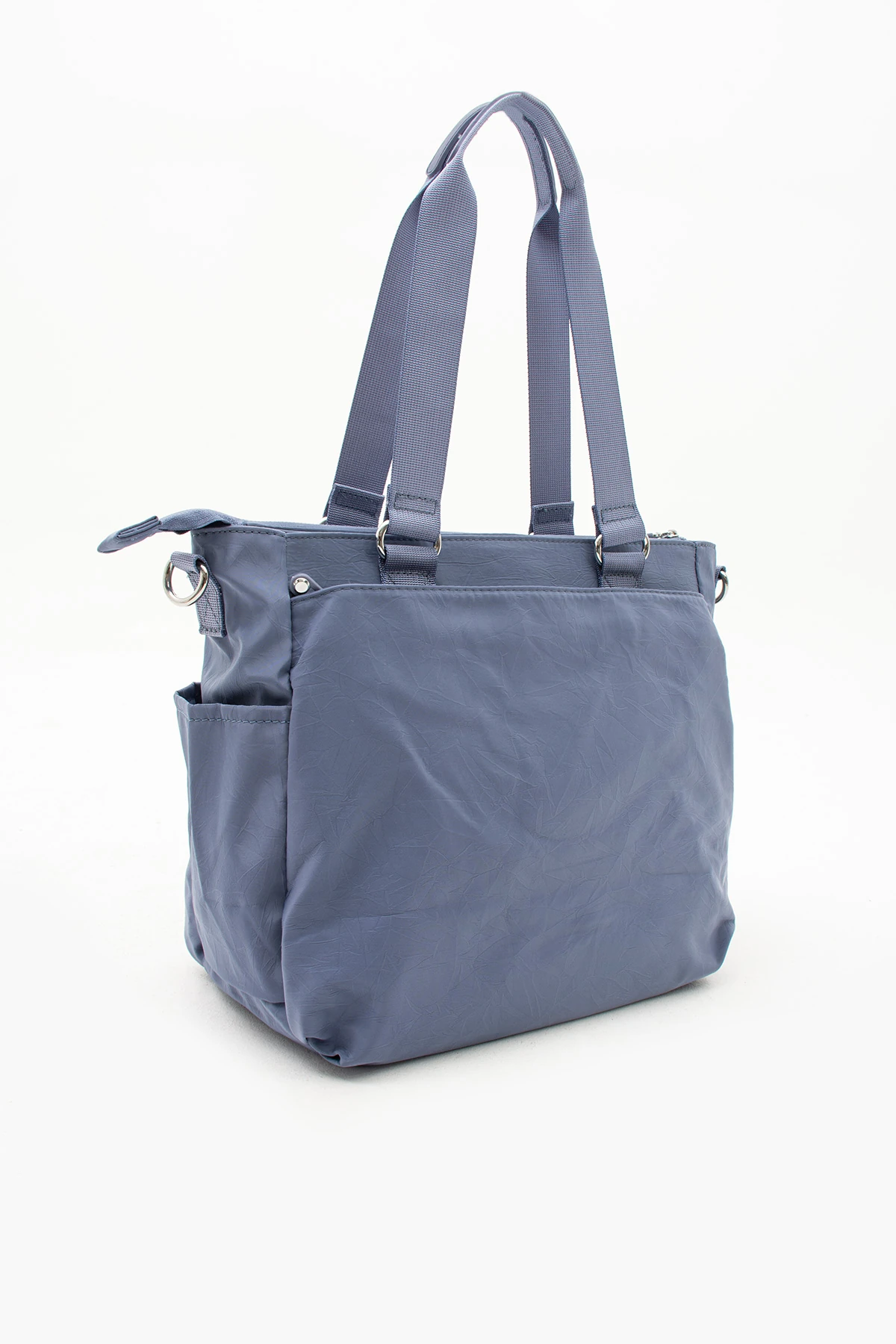 5 Gözlü Klınkır Su Geçirmez Kumaş Astarlı Ayarlanabilir Uzun Askılı Bayan Çapraz Çanta