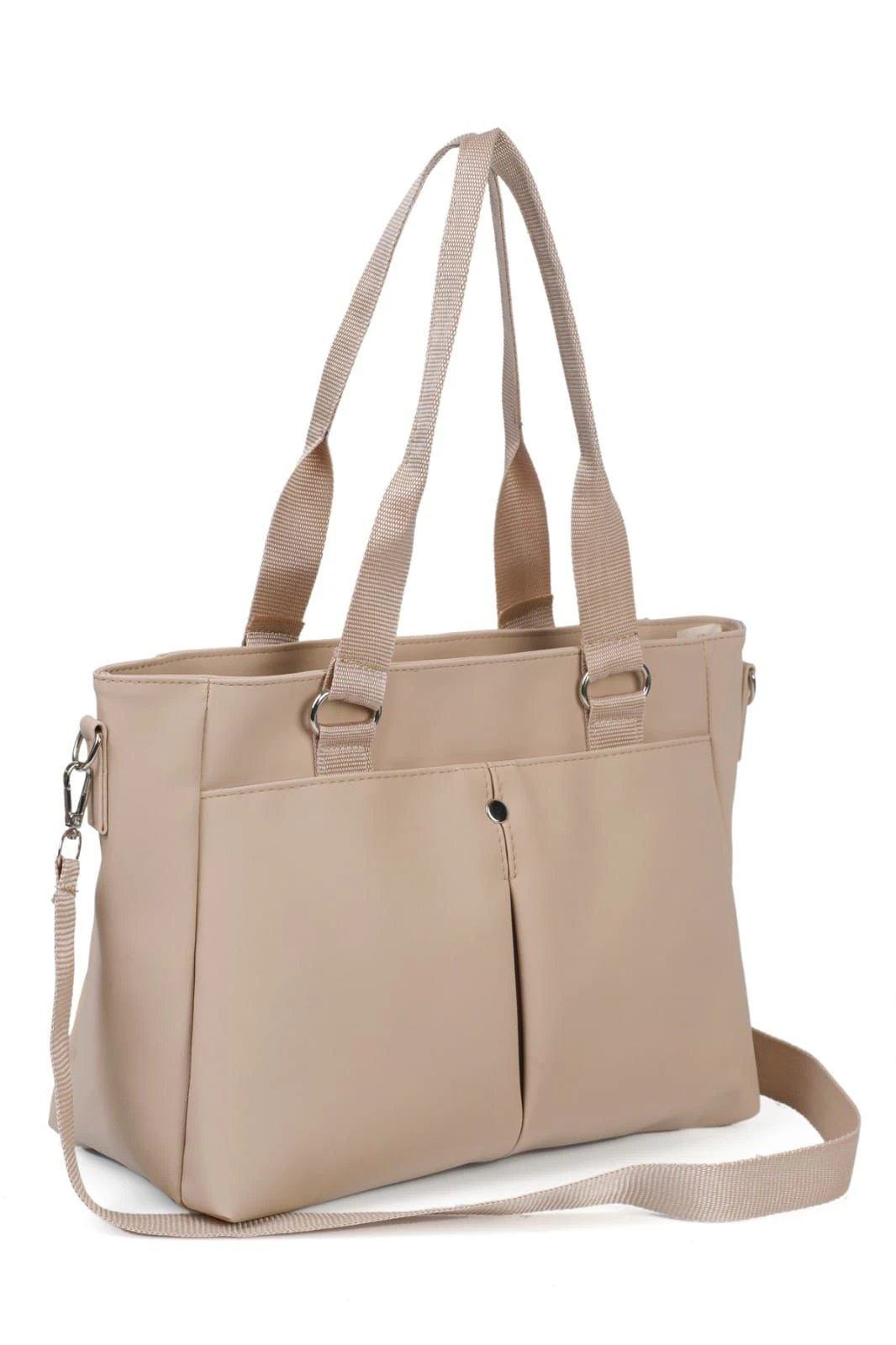 Saten Astarlı Ön Cepli Bayan Kol Ve Çapraz Çanta