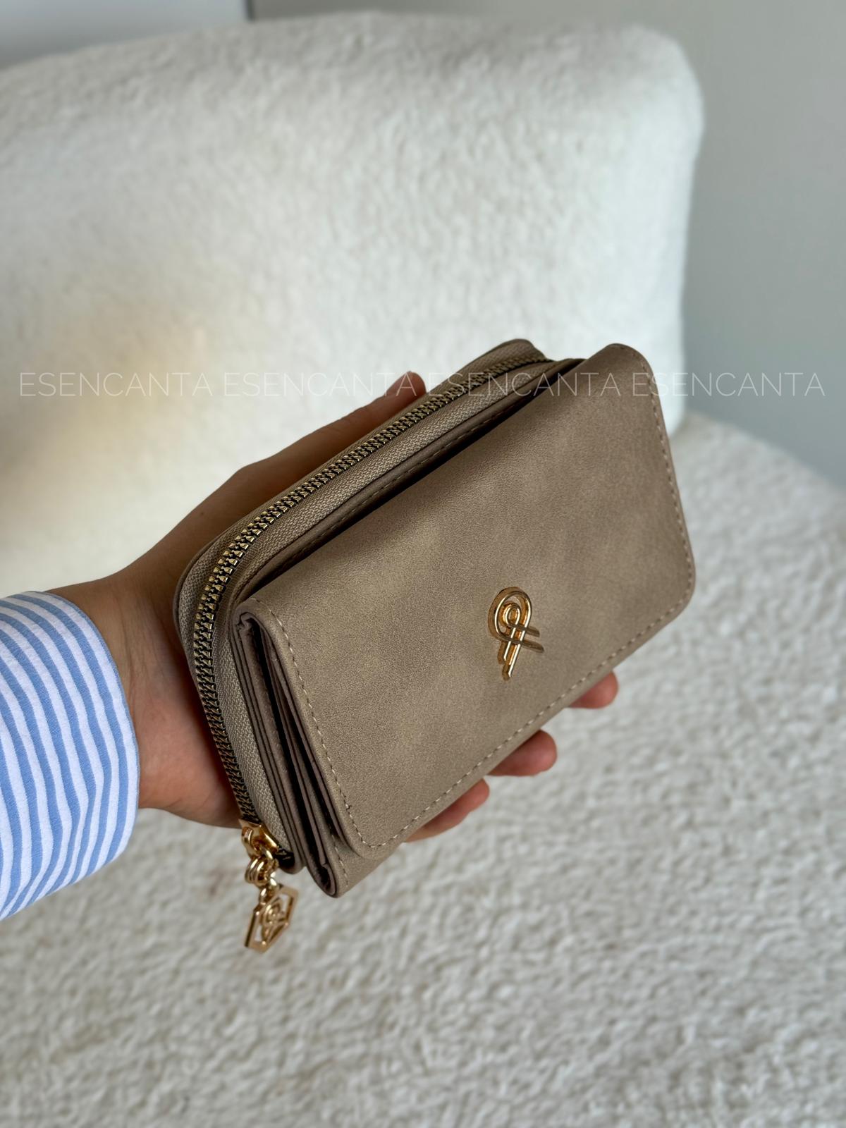 Çok Gözlü Ufak Boy Bayan Cüzdan - Vizon