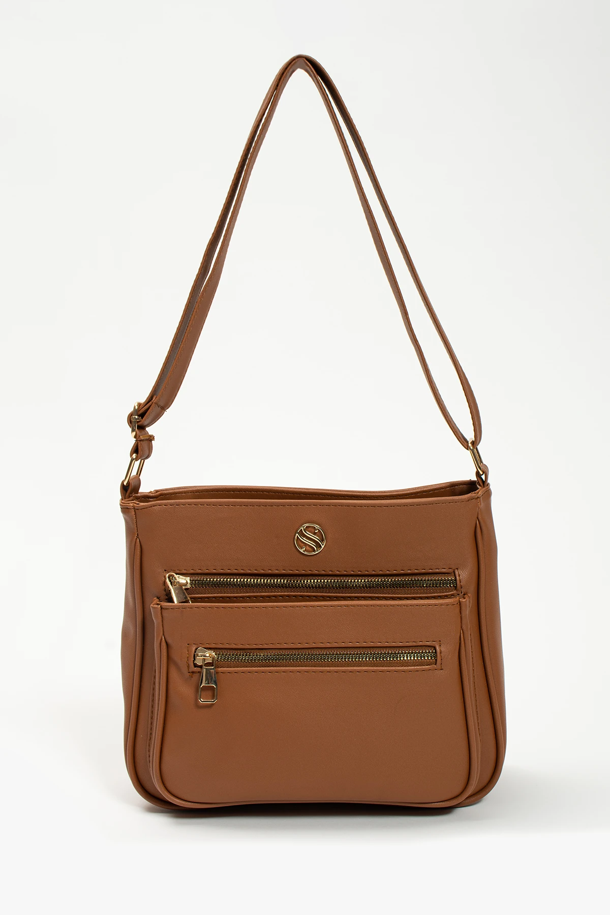 4 Bölmeli Ayarlanabilir Uzun Askılı Astarlı Bayan Çapraz Çanta