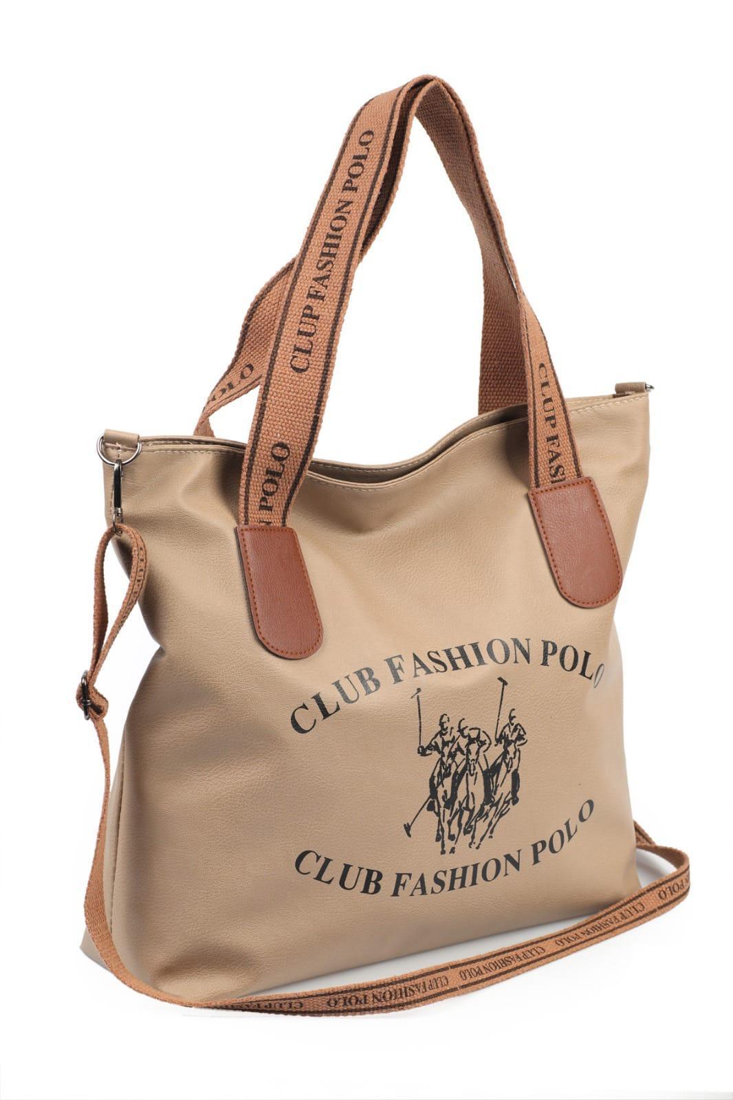 Baskılı Büyük Boy Bayan Kol Ve Çapraz Çanta