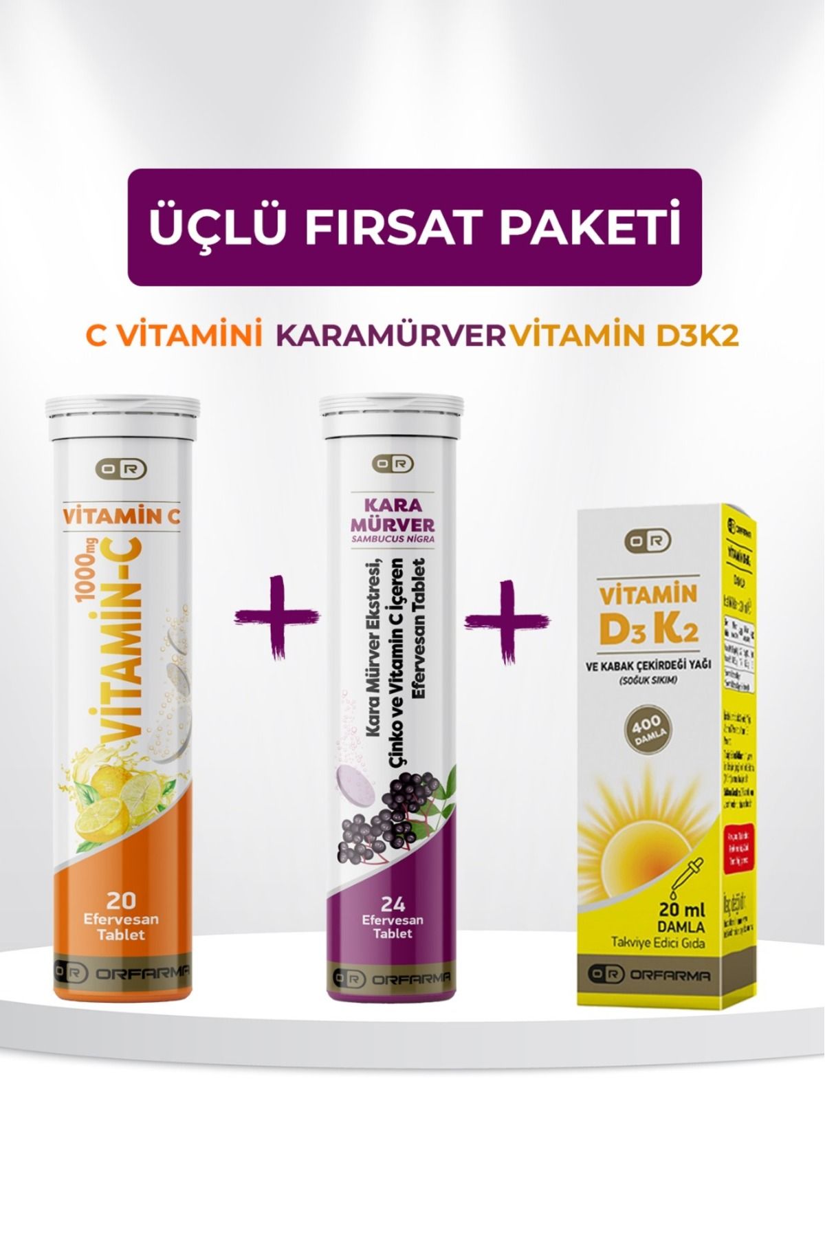 D3k2&c Vitamini&kara Mürver Avantaj Destek Paketi