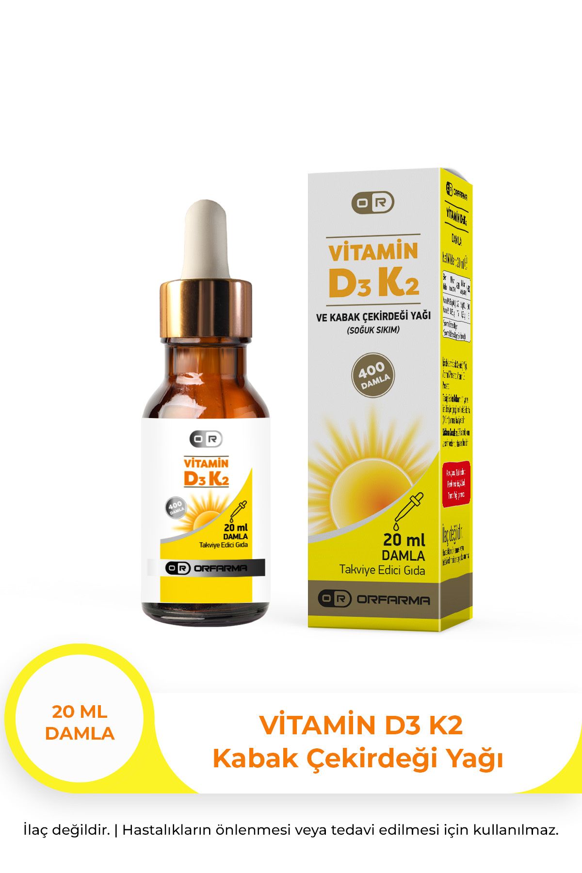 Vitamin D3K2 20 ml