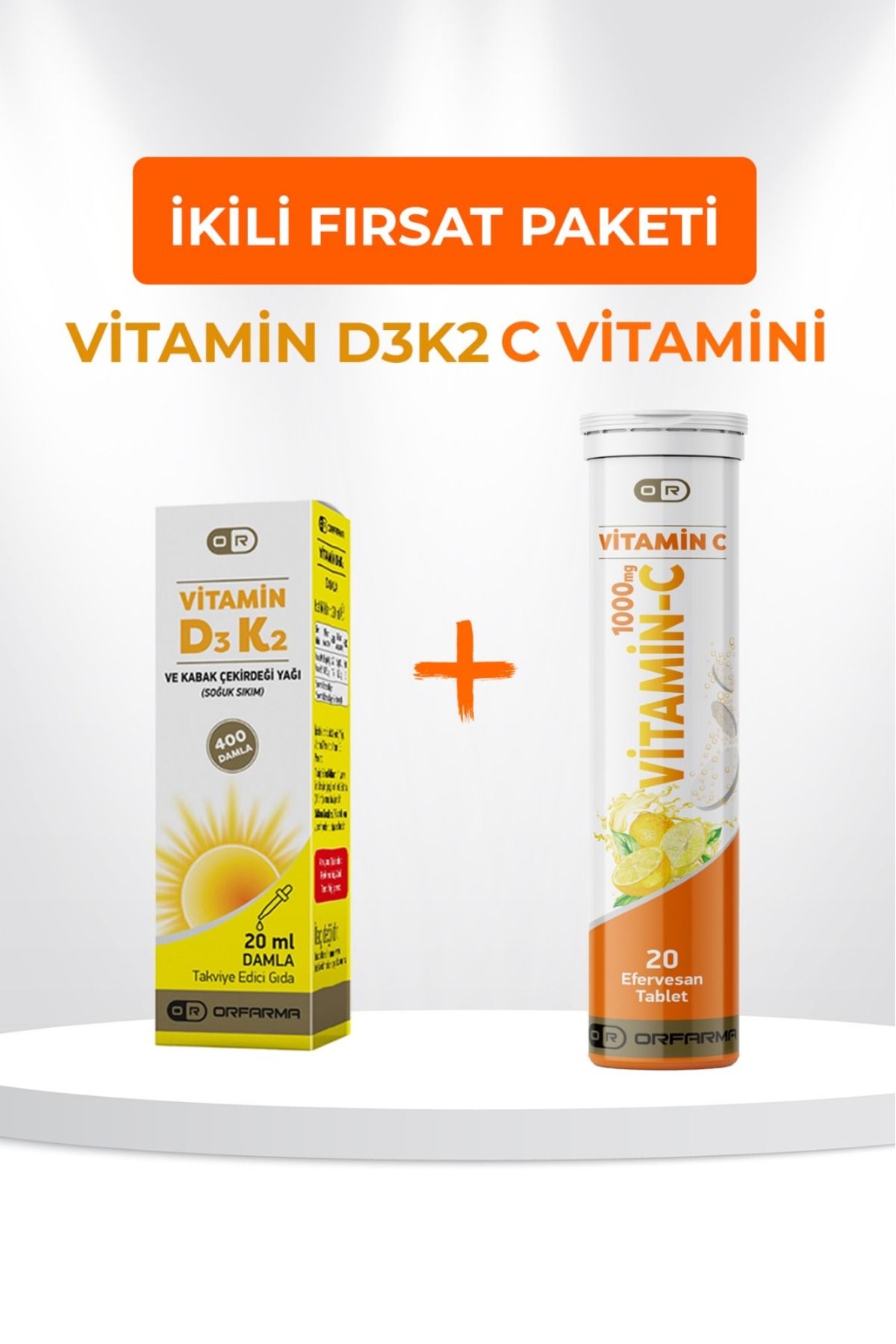 D3K2 Vitamini&C Vitamini Avantaj Paketi