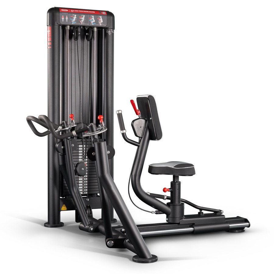 1SCD020-Dual Chest Press | Rowing Machine