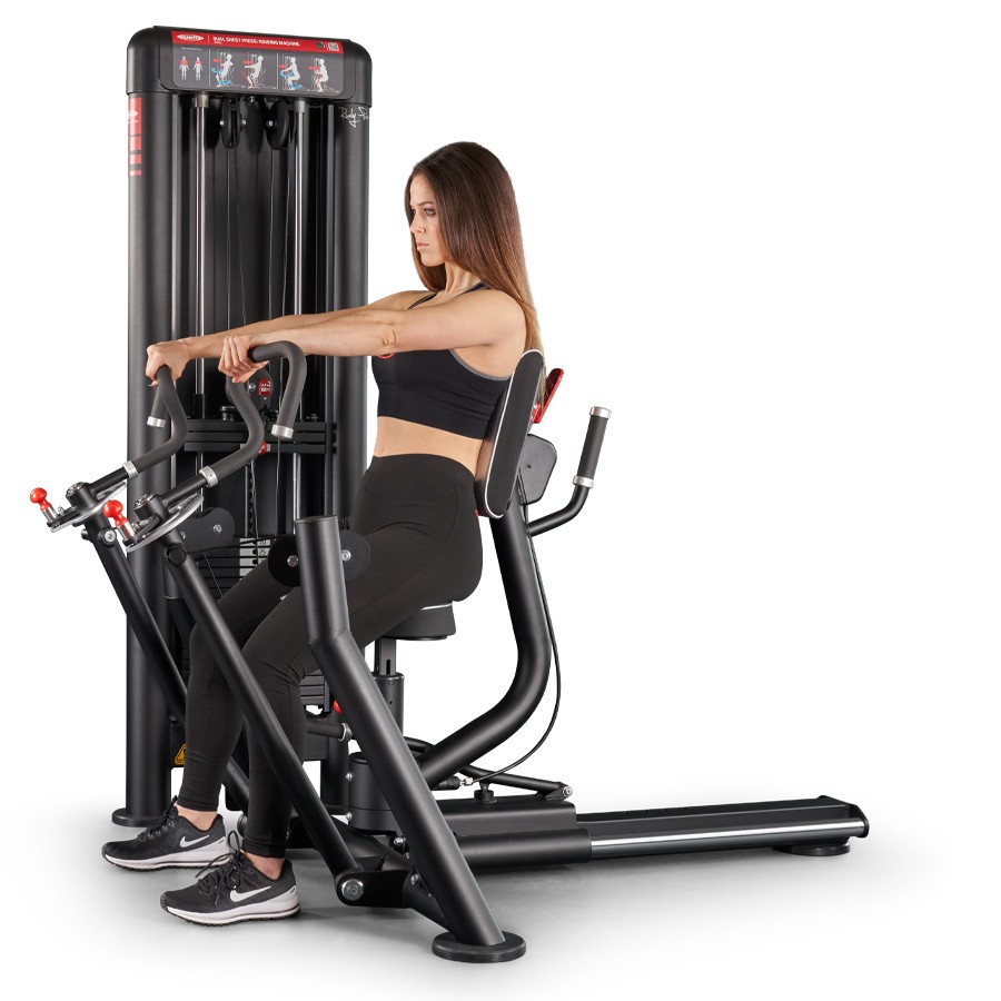 1SCD020-Dual Chest Press | Rowing Machine
