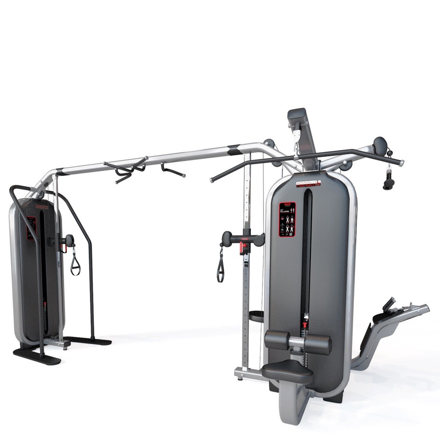 1MTH115 - 1MTH124-Jungle Machine + Adjustable Cable Station With Bar