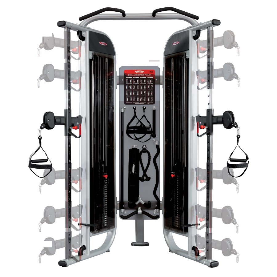 1FE123-Dual Adjustable Pulley Full