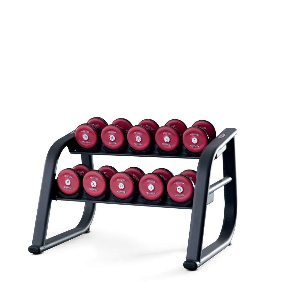 1FE251-Dumbell Rack 110 CM Rubberized
