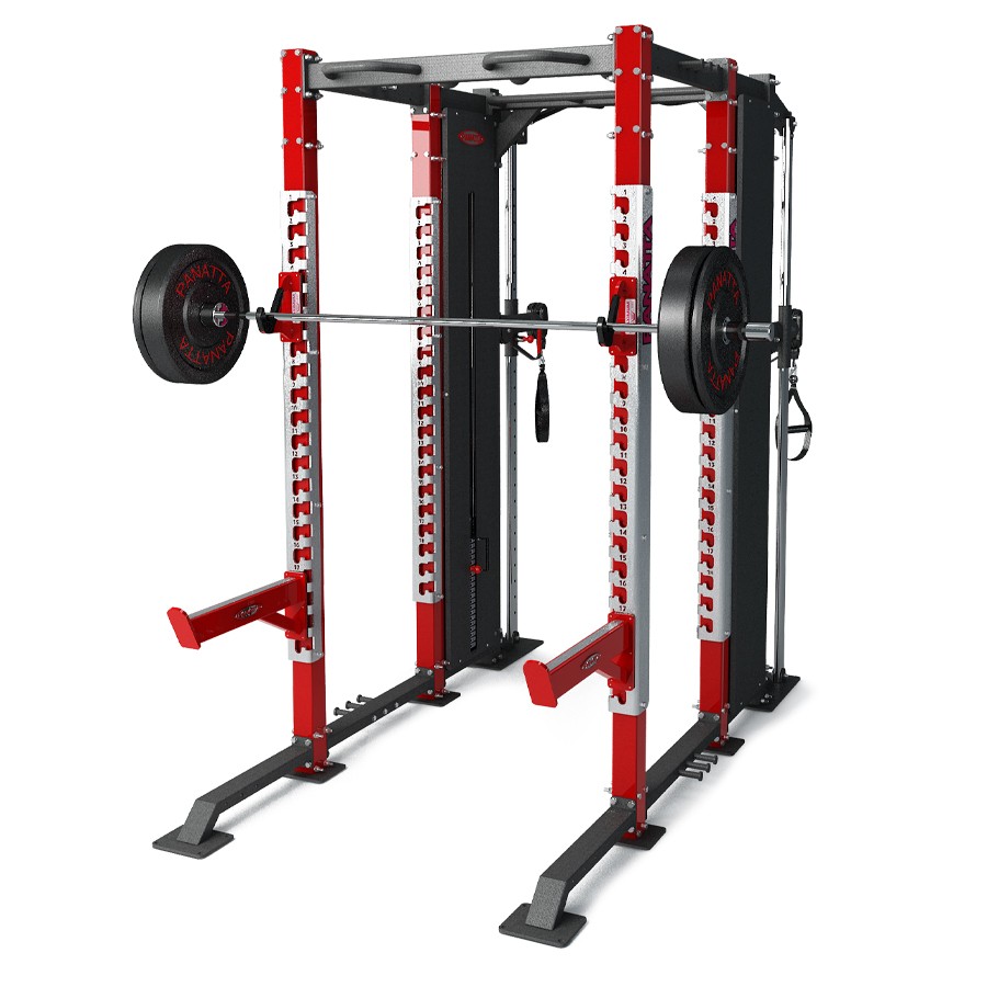 1DFC6-DFC Power Rack With Dual Adjustable Pulley