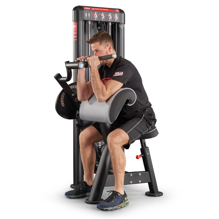 1SCD050-Dual Curling | Triceps Machine