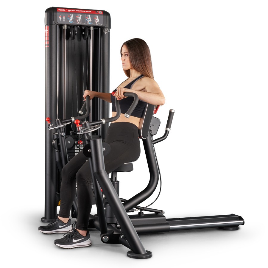 1SCD020-Dual Chest Press | Rowing Machine