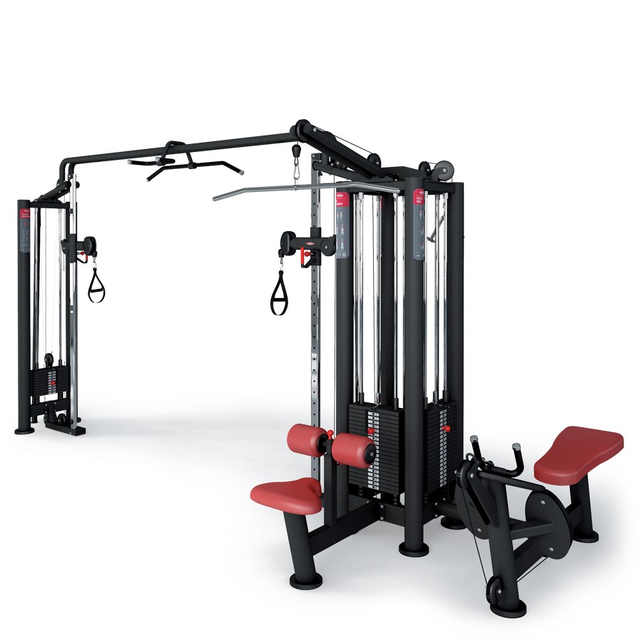 1SC115-1SC124-Jungle Machine + Adjustable Cable Station With Bar