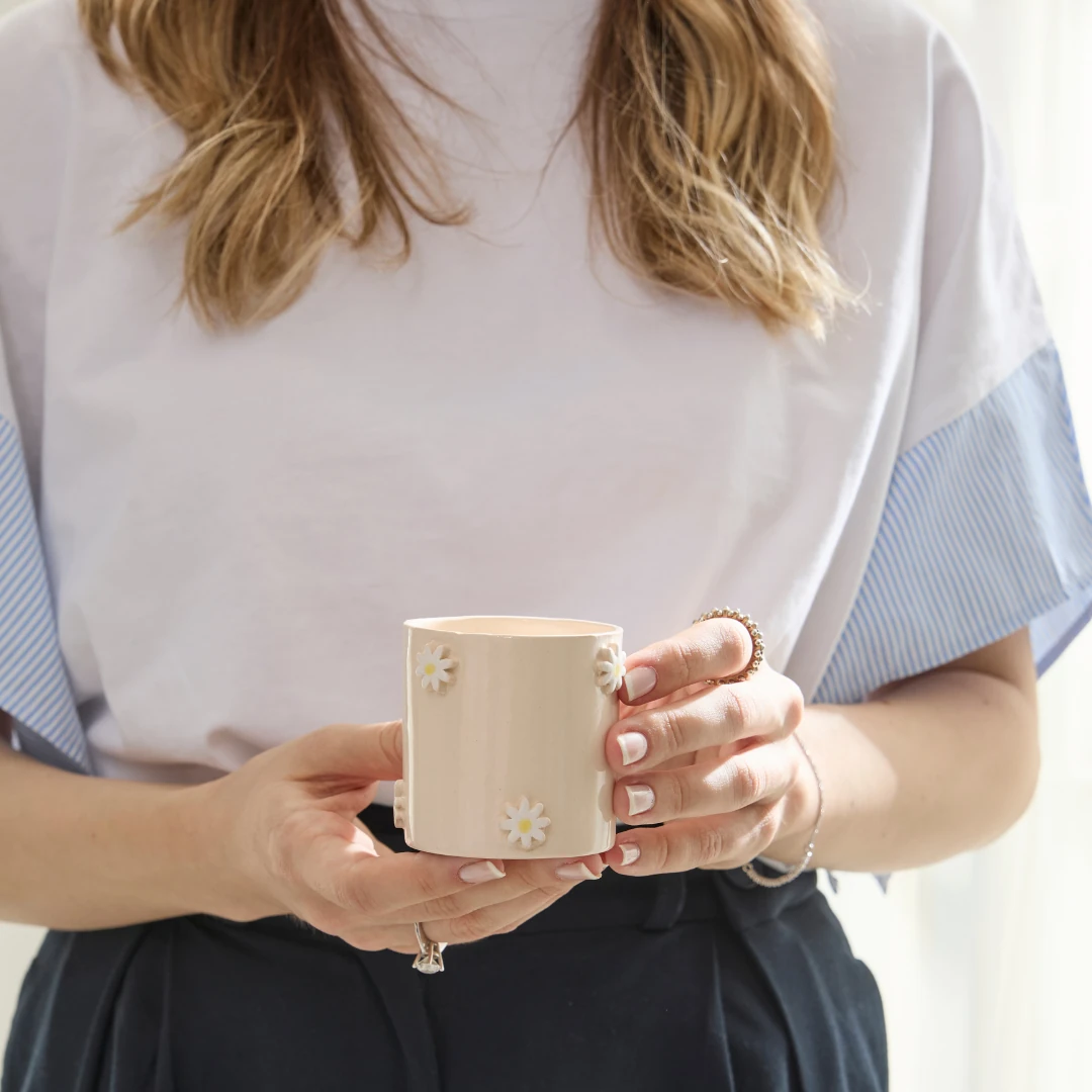 Papatya Fincan ve Kupa Seti