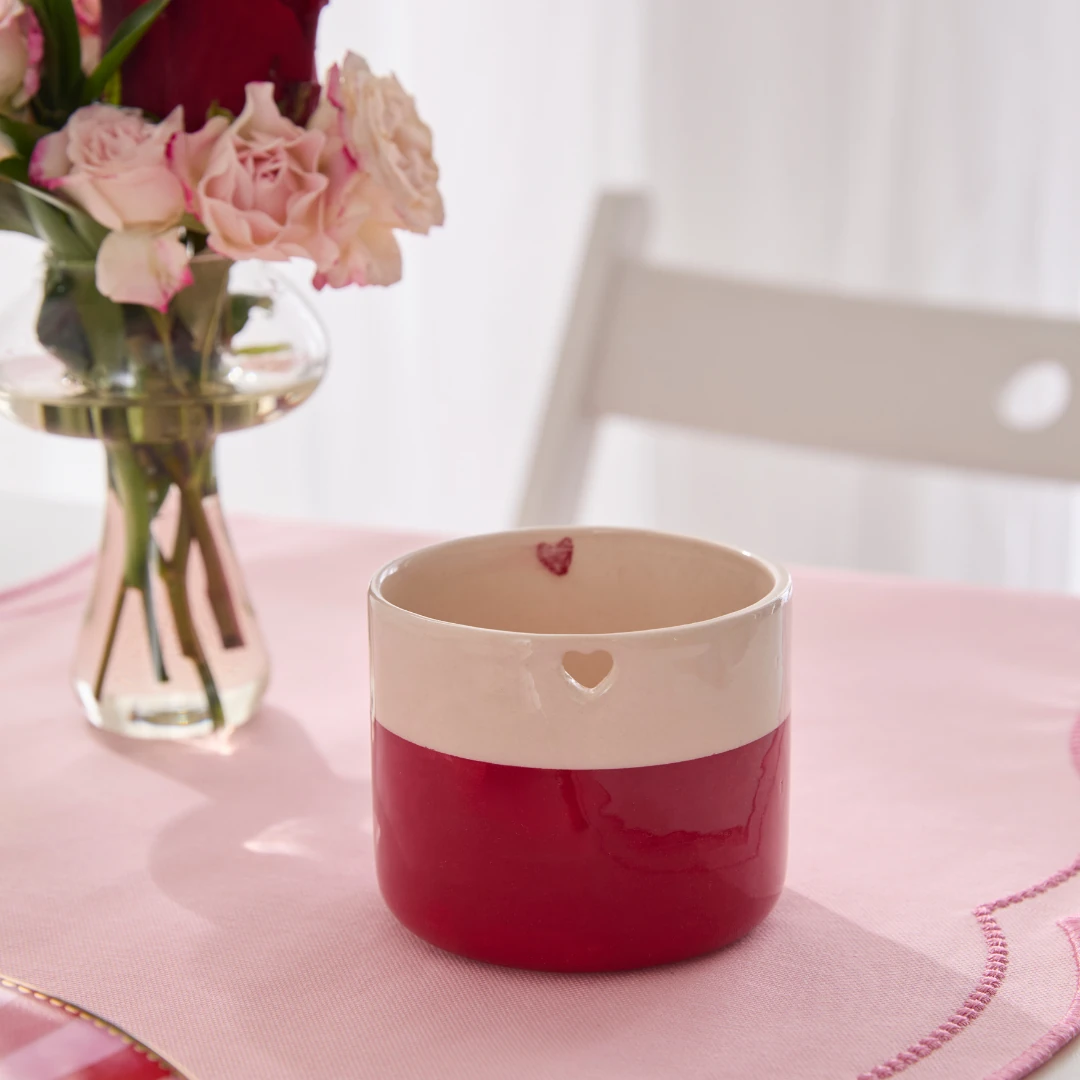 Kalpli Kupa Mug - Kırmızı