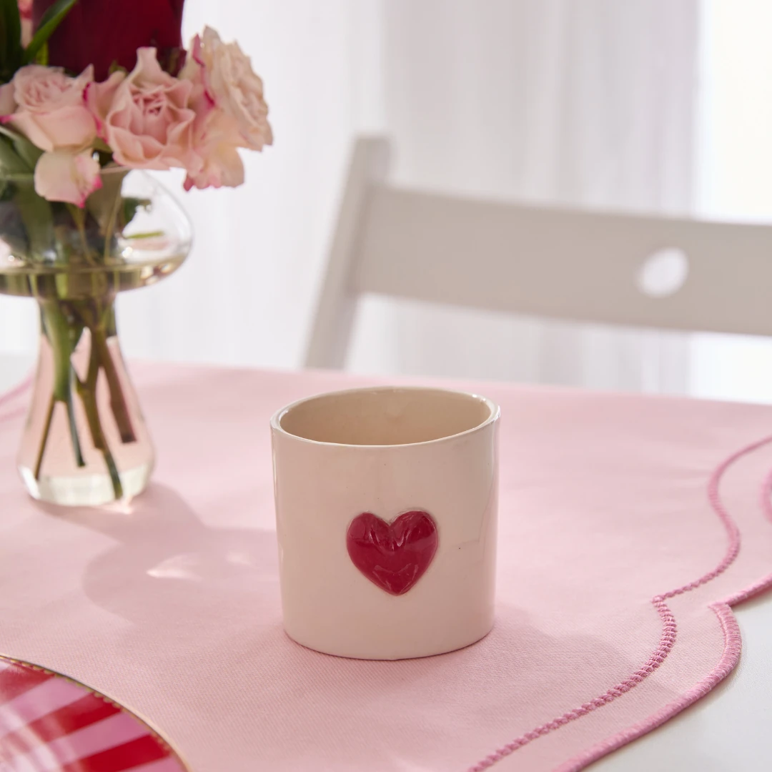 Kalpli Fincan - Kırmızı