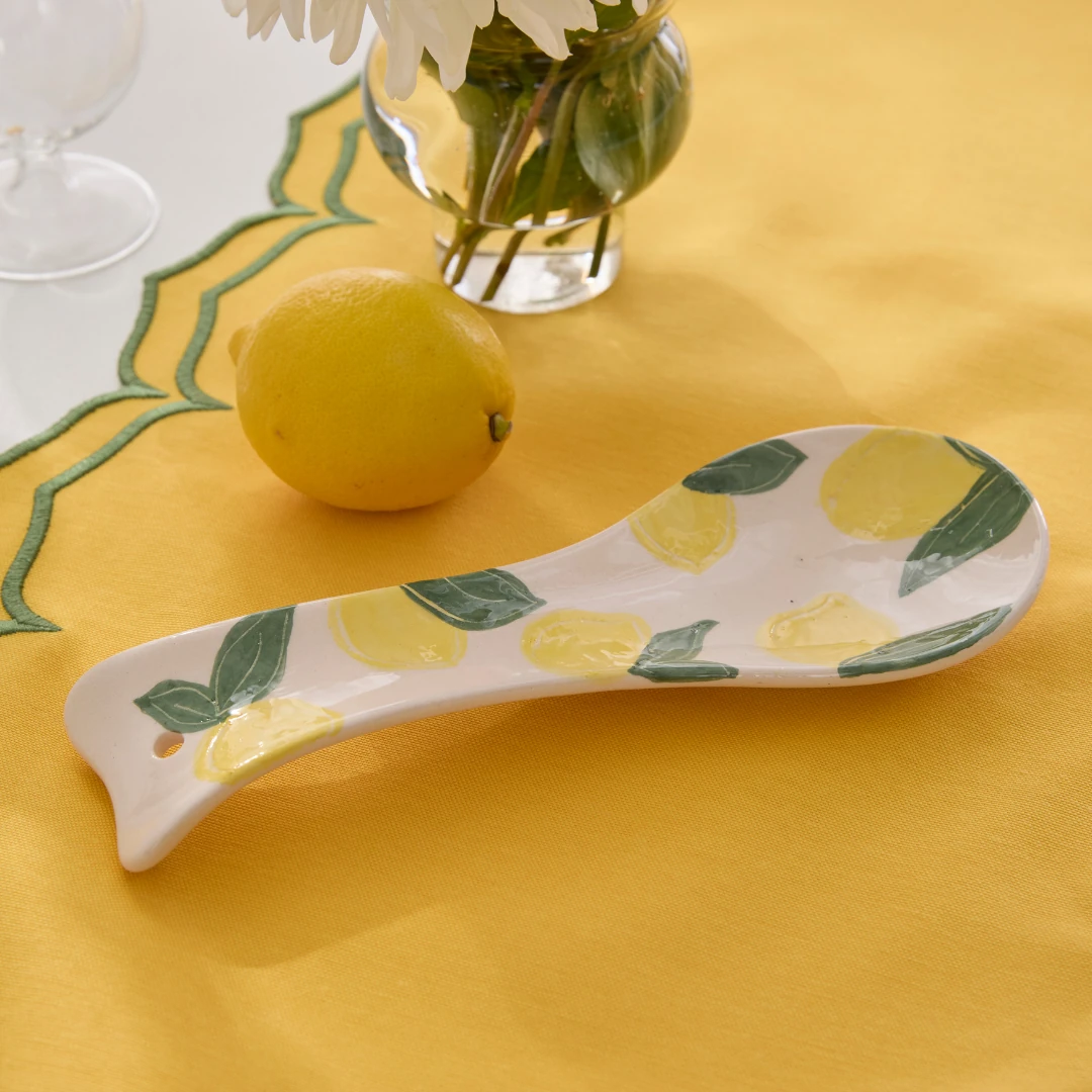 Desenli Kaşıklık - Limon