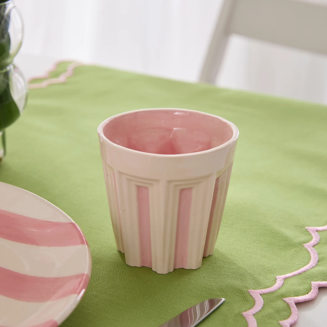 Roma Kupa Mug - Pembe