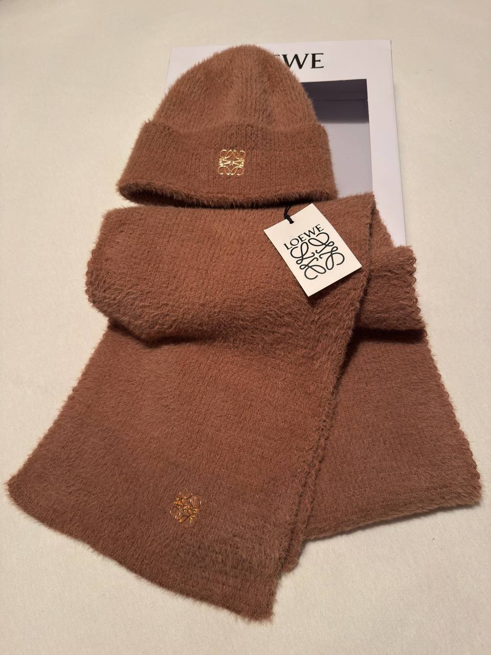 Loeve Atkı Bere Takım