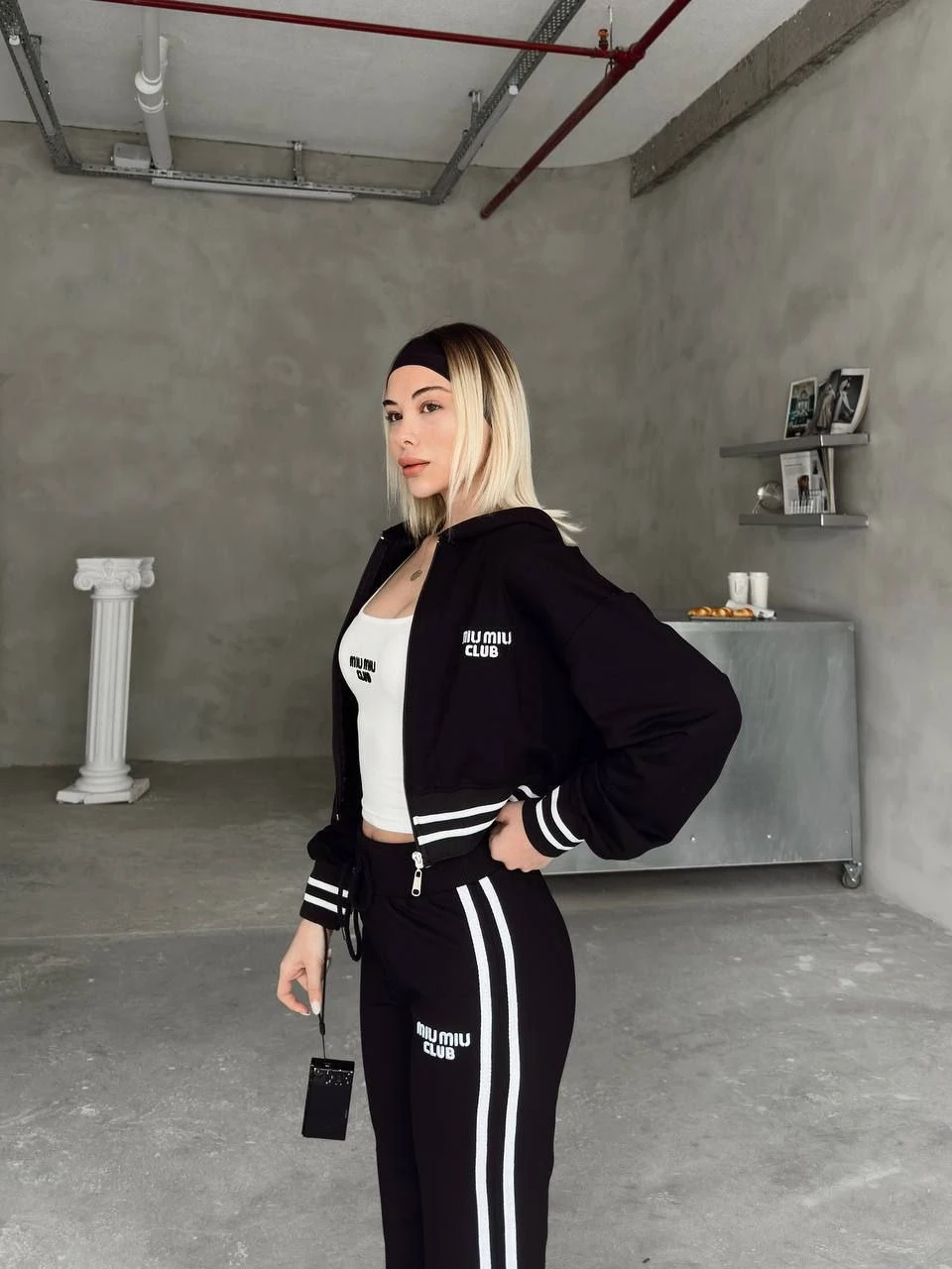 Miu Miu Üçlü Eşofman Set