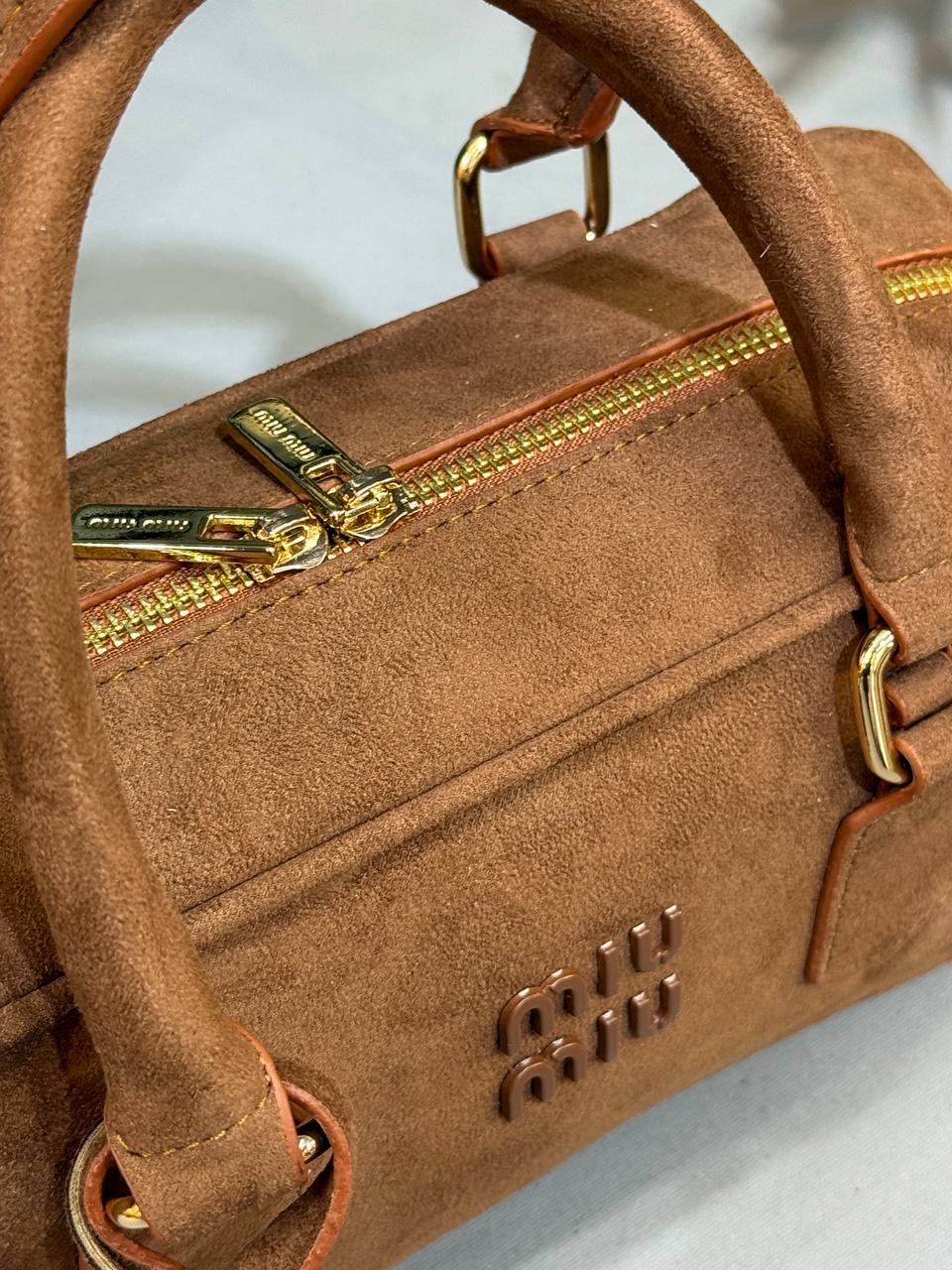 Miu Miu Süet Küçük El Çantası