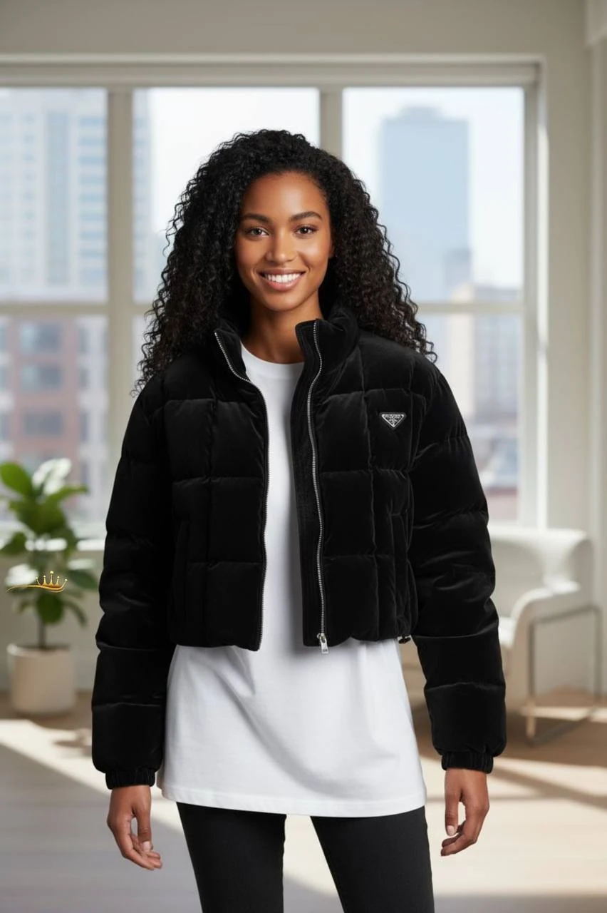 İthal Prada Mat Kumaş Mont