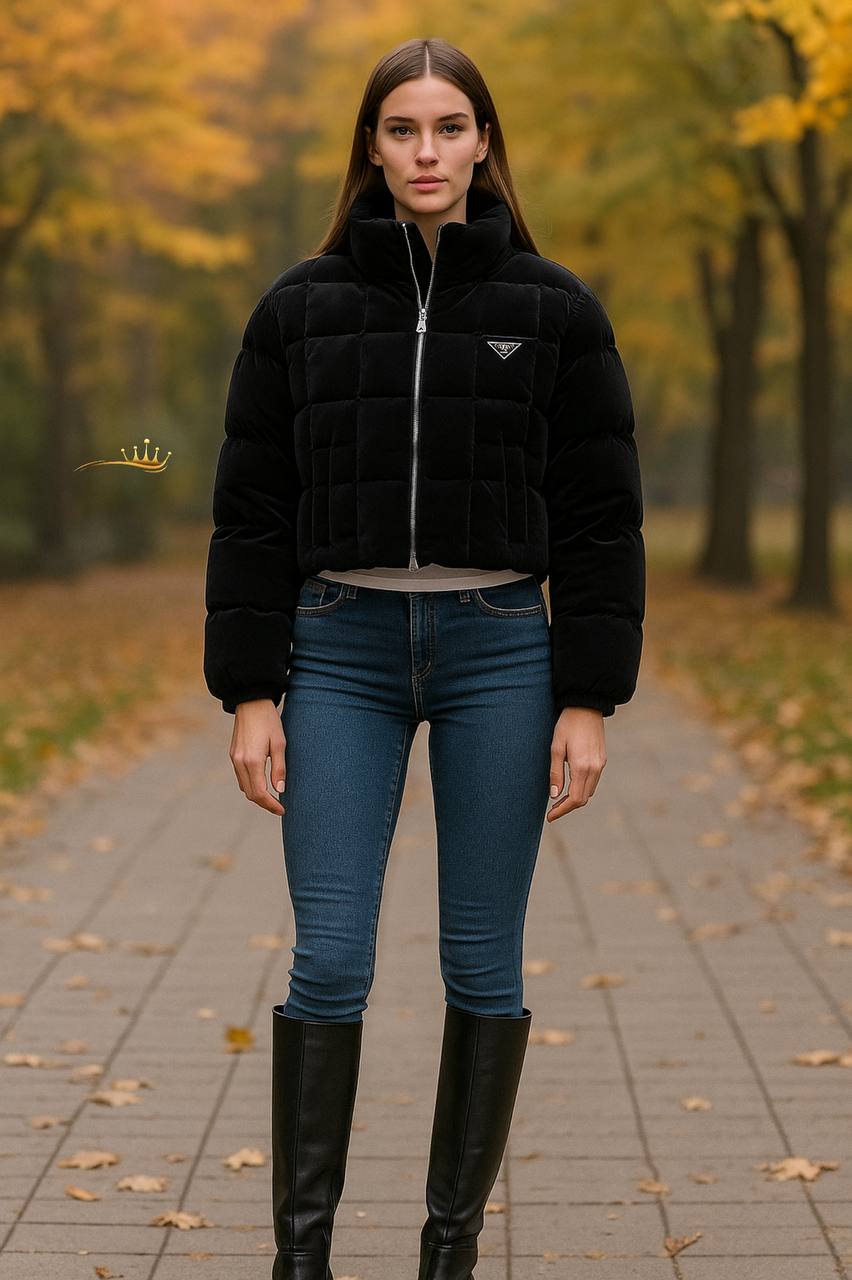 İthal Prada Mat Kumaş Mont