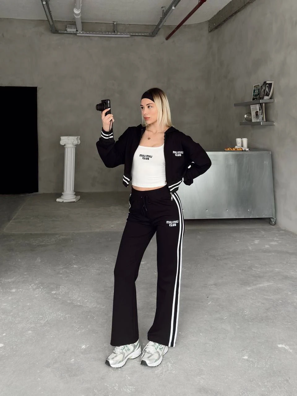 Miu Miu Üçlü Eşofman Set