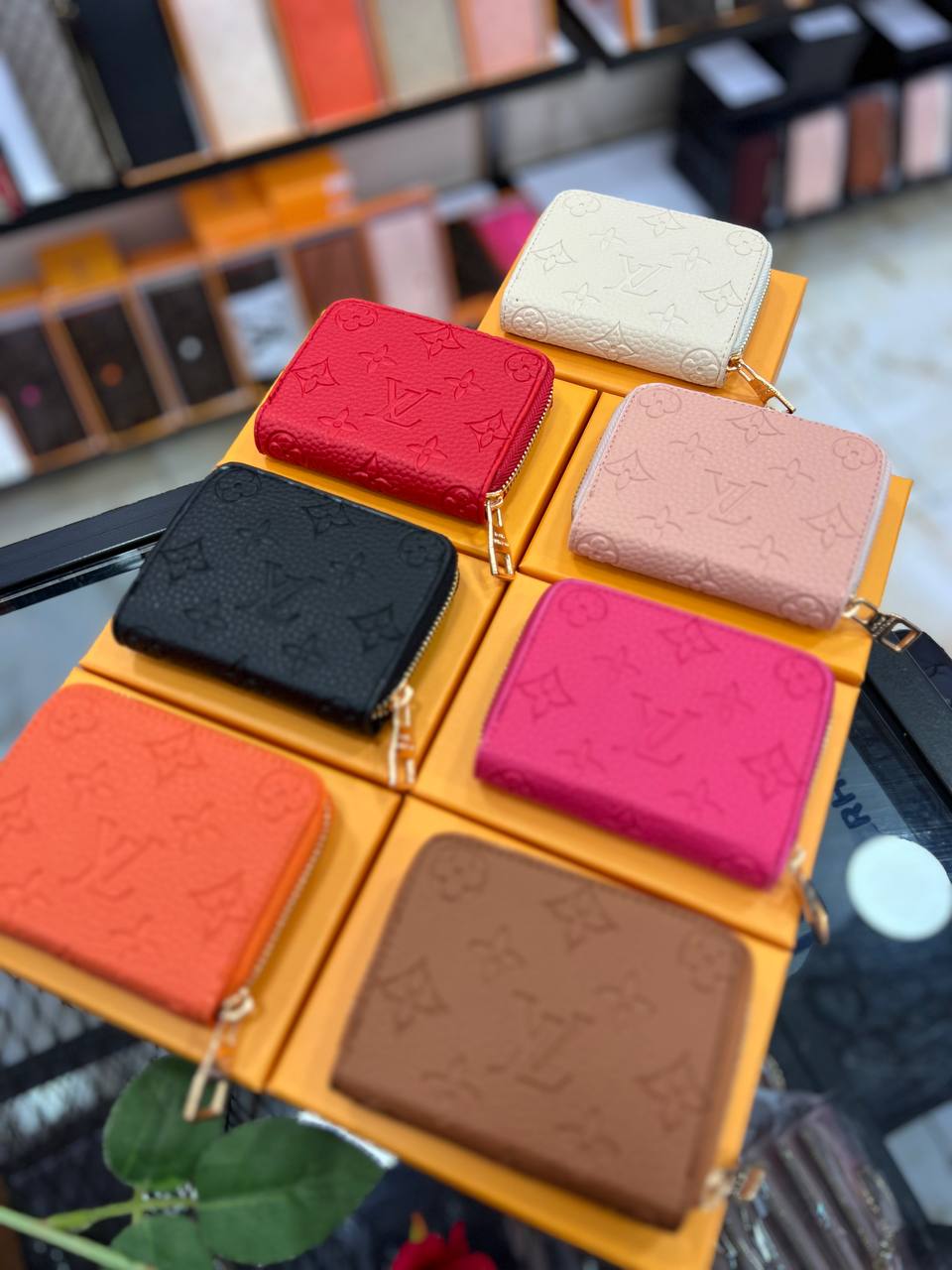 Louis Vuitton Fermuarlı Mini Cüzdan