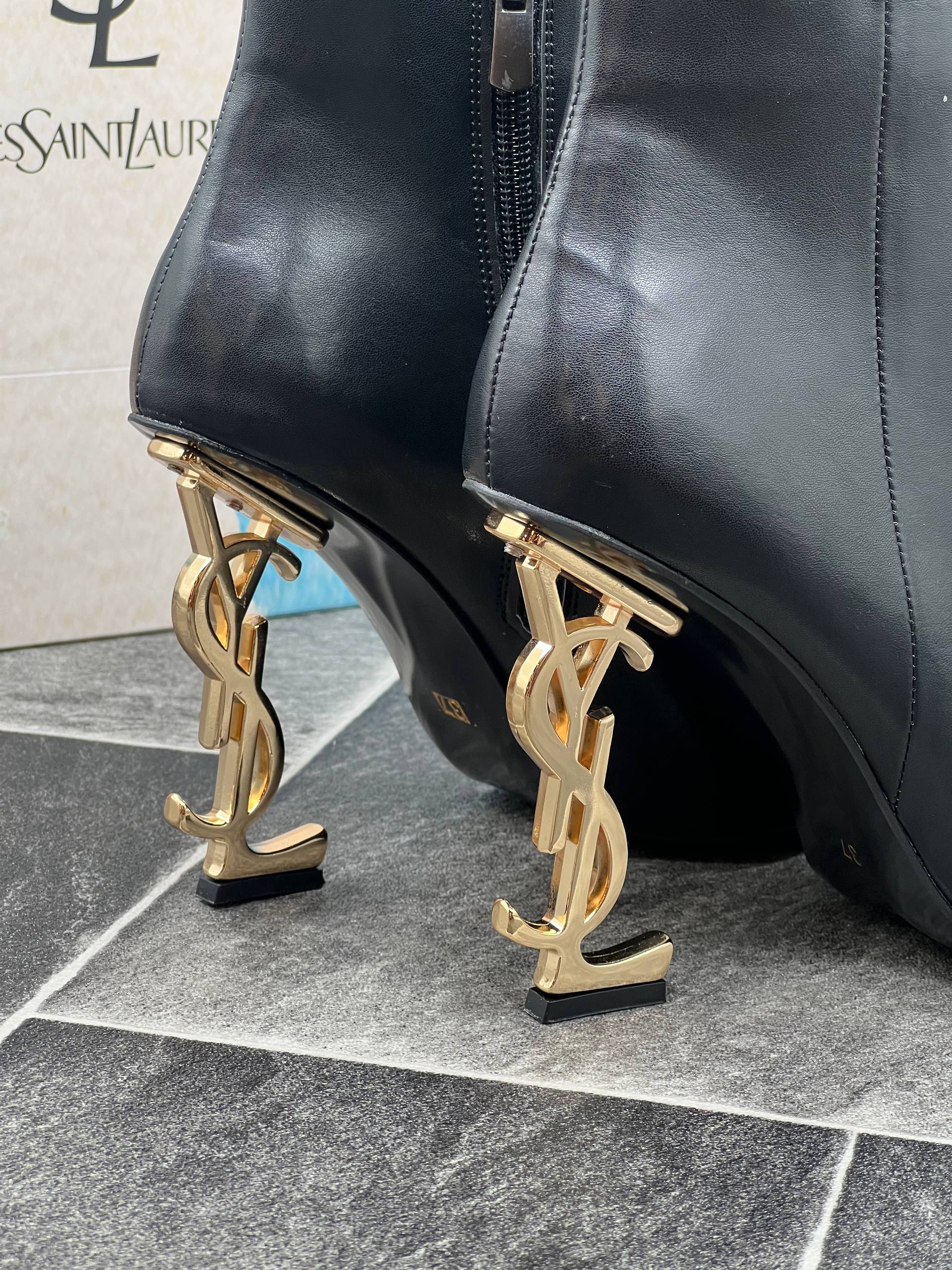 İthal YSL Topuklu Mini Bot