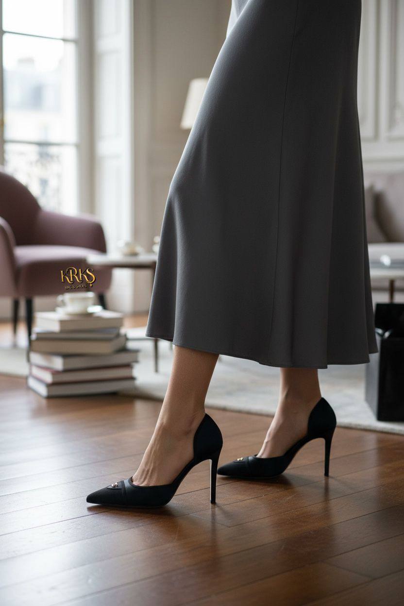 Chanel Topuklu Ayakkabı Çanta İkili Set