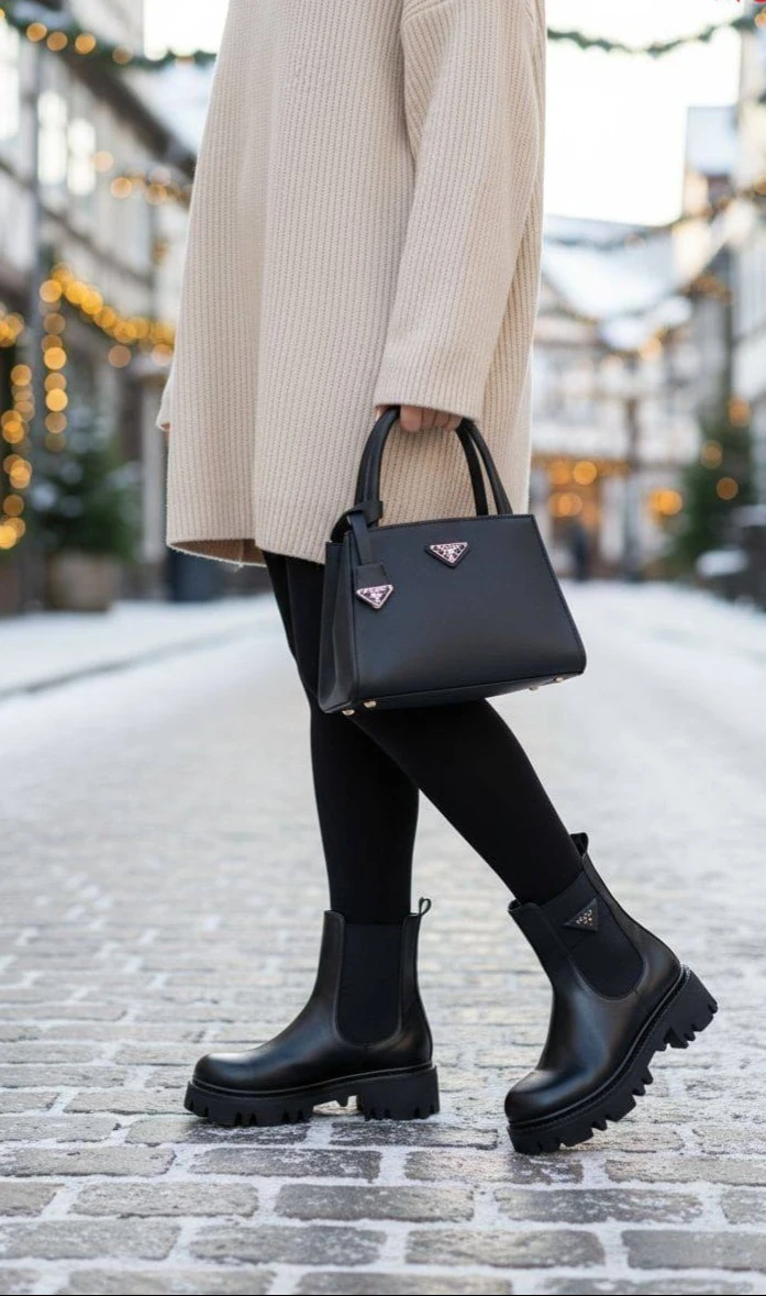 Prada Bot Çanta İkili Set