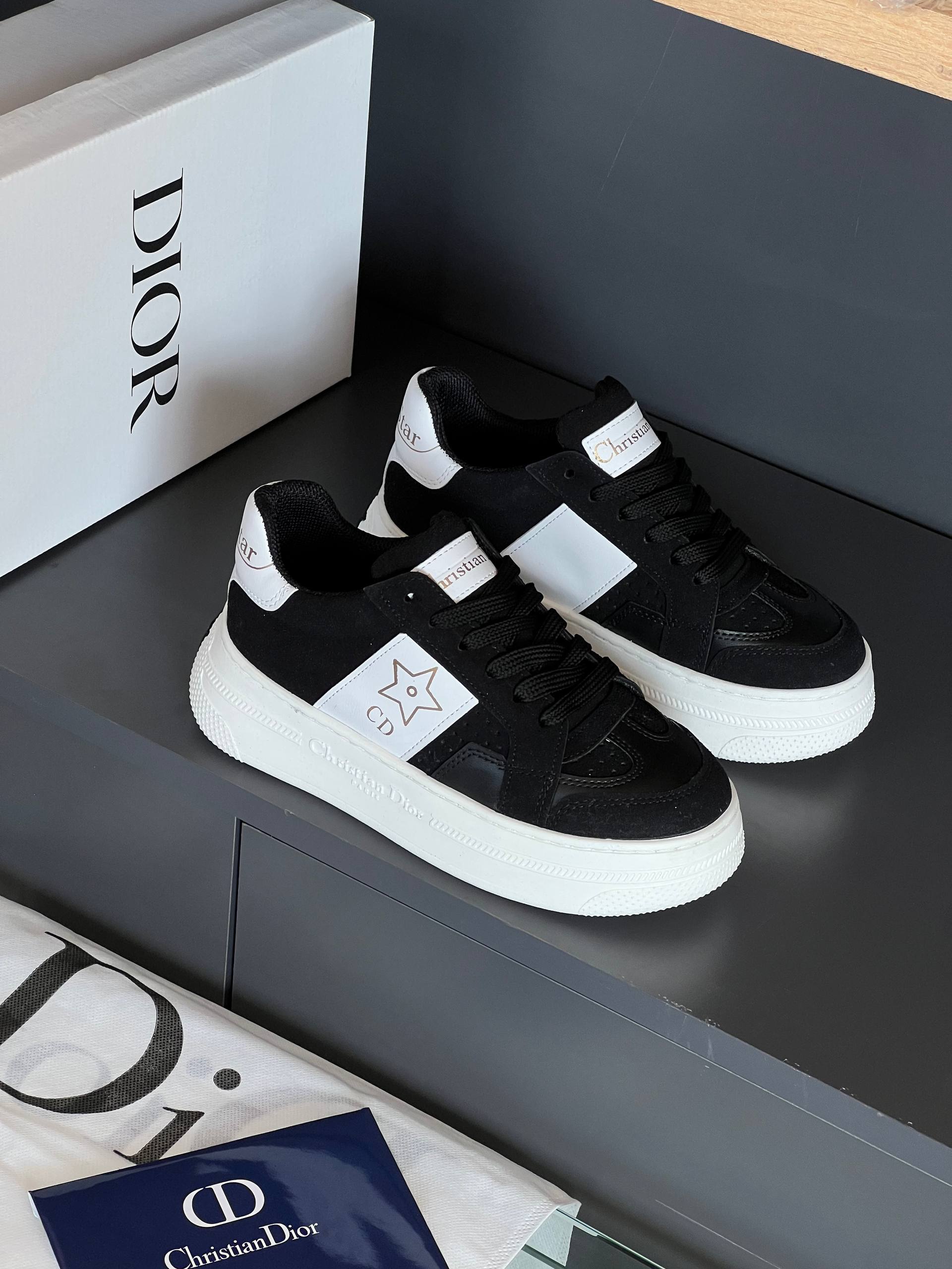 İthal Dior Star Platform Spor Ayakkabı