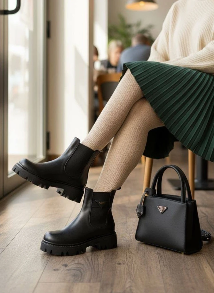 Prada Bot Çanta İkili Set