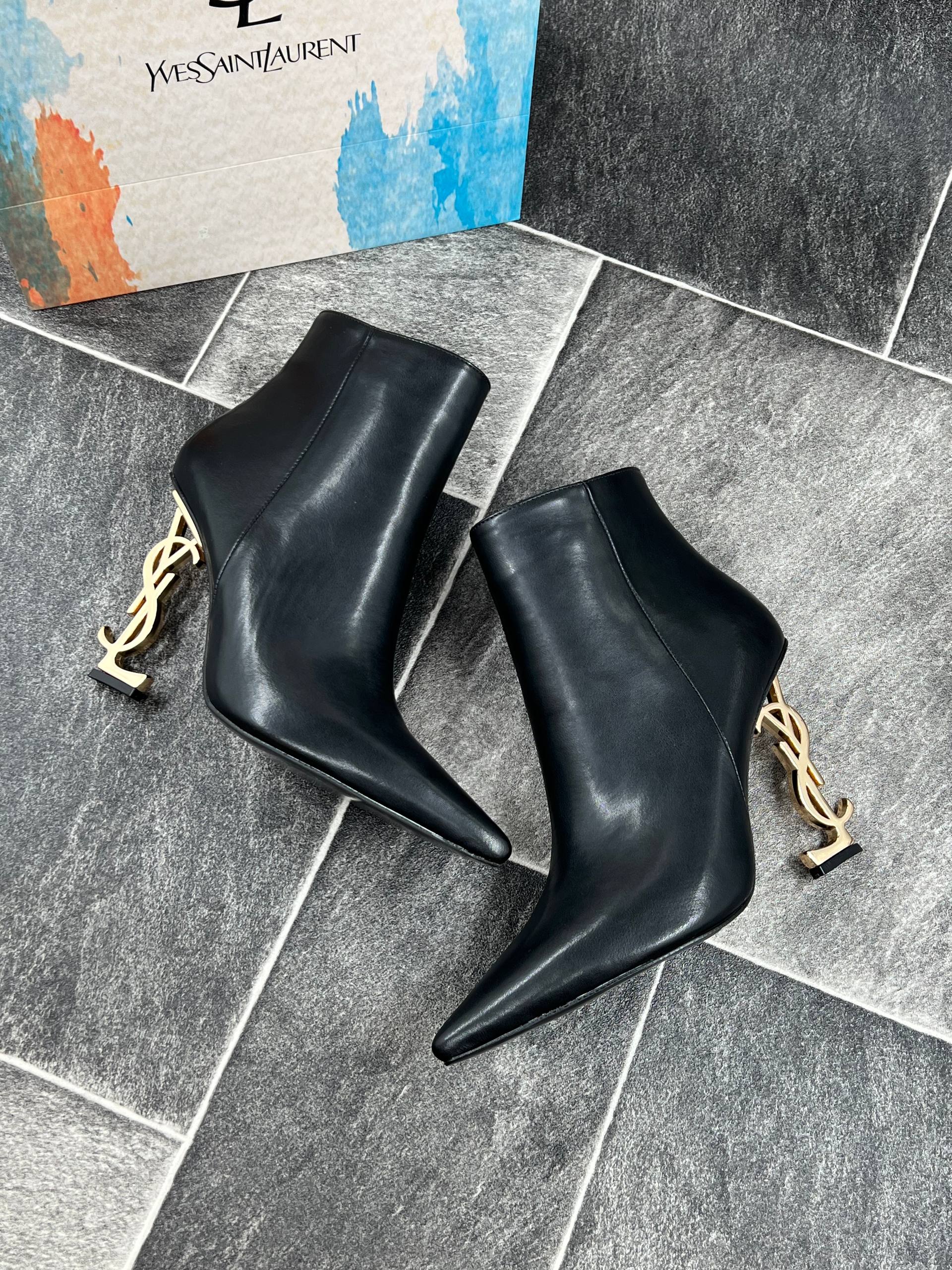 İthal YSL Topuklu Mini Bot