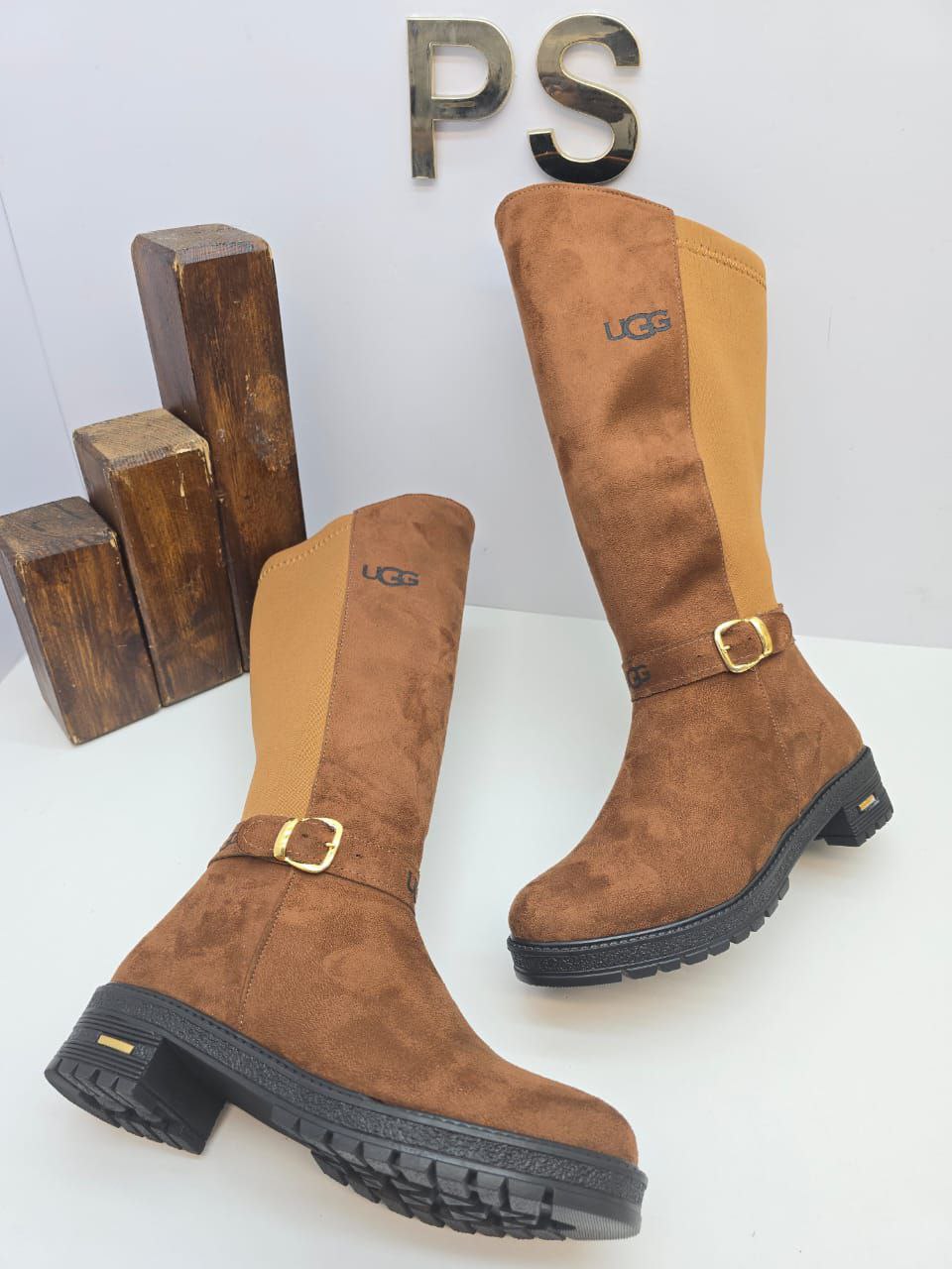 İthal UGG Süet Deri Uzun Çizme