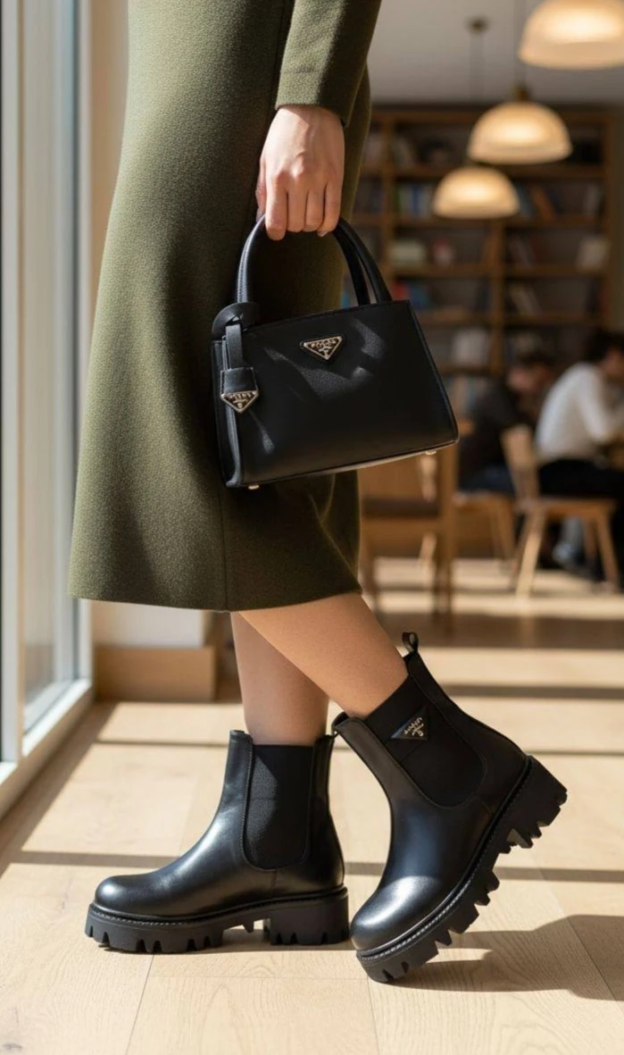 Prada Bot Çanta İkili Set